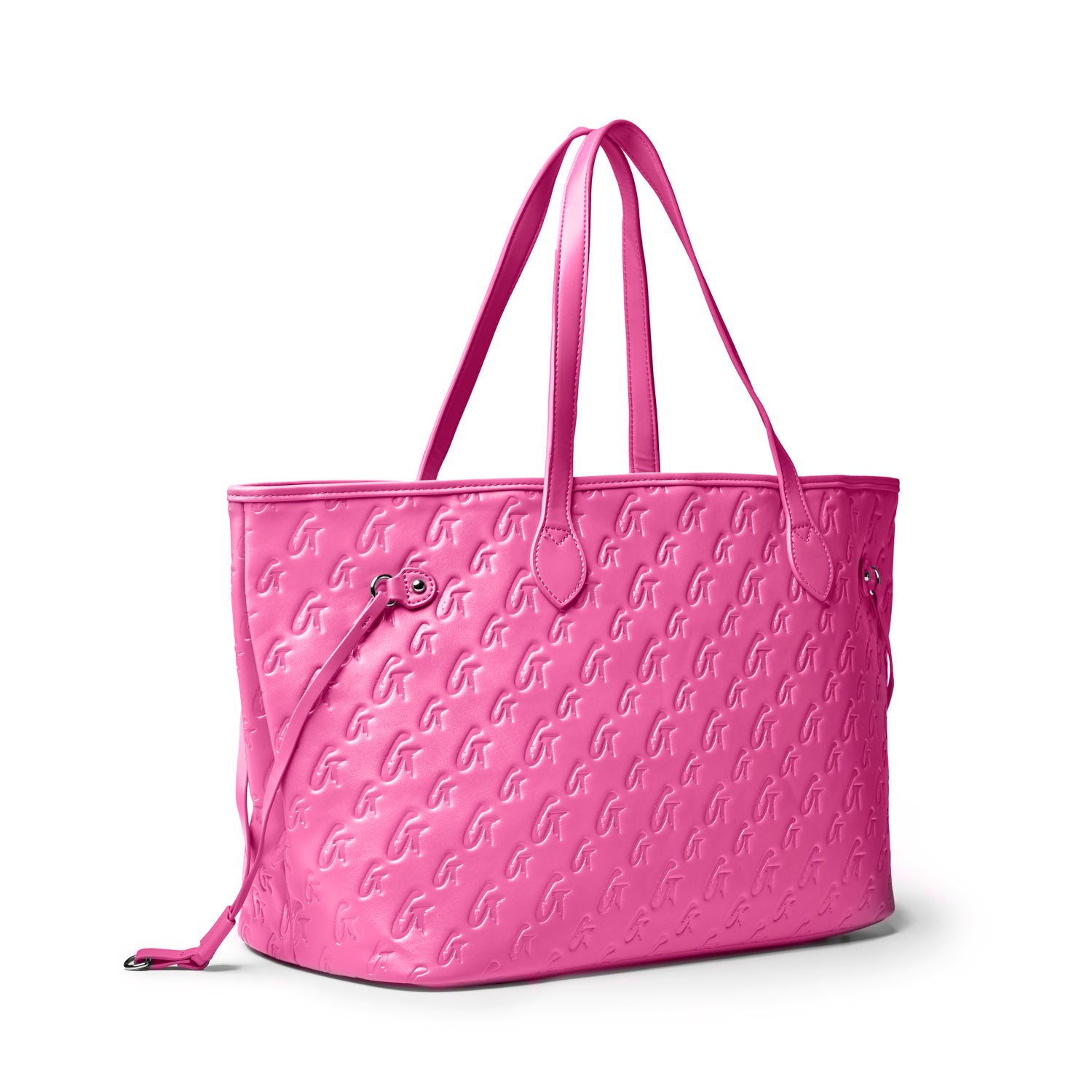 MONOGRAM GLAM TOTE - HOT PINK