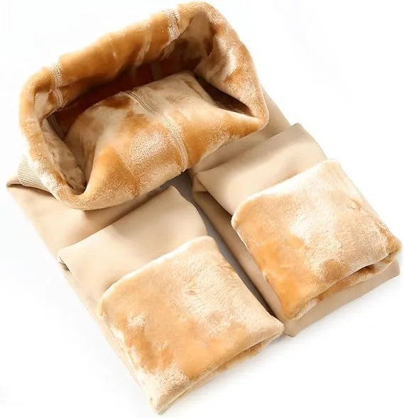 2.6$ Each Women's Fleece Lined Tights - Fake Sheer Warm Pantyhose Thick Winter Leggings