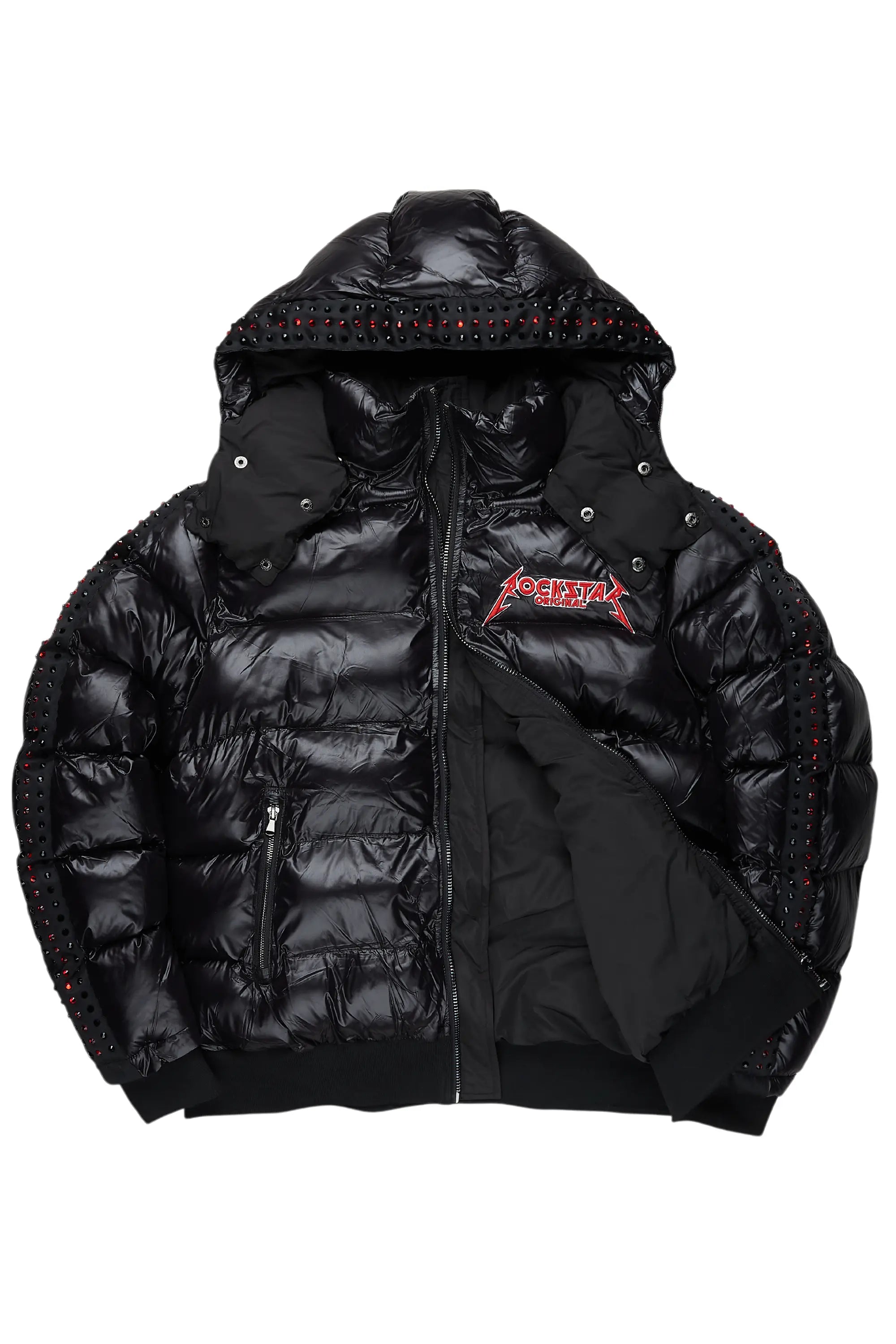 Banklee Black Puffer Jacket