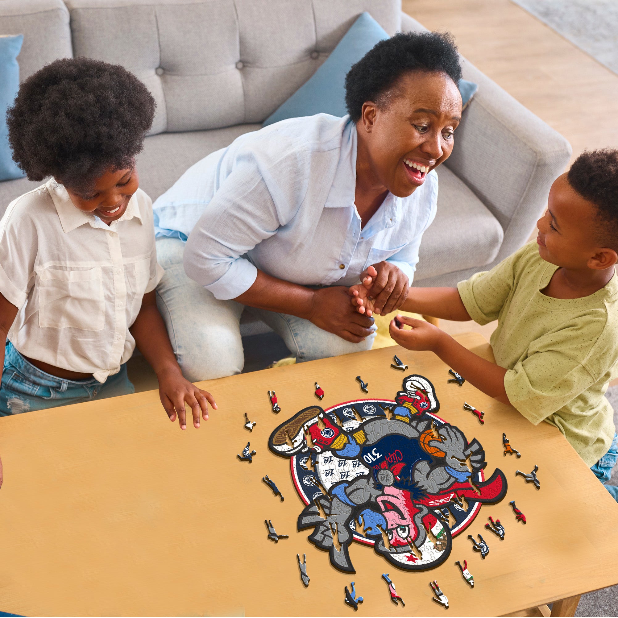 Los Angeles Clippers™ Mascot - Wooden Puzzle