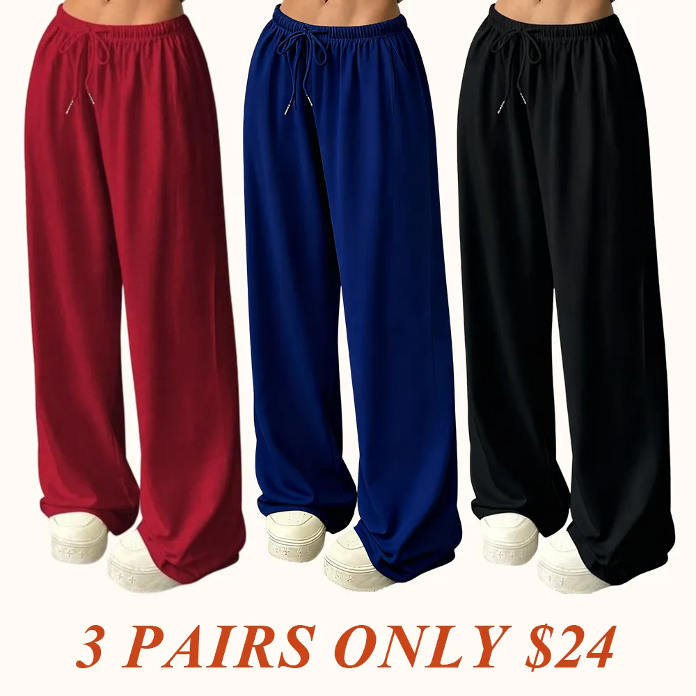 Women's Casual Loose-Fit Drawstring Pants