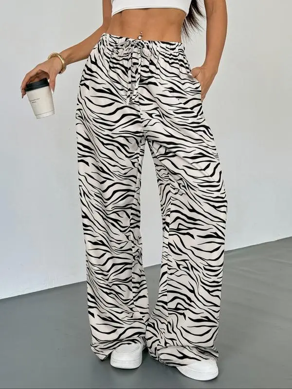 Women's Leopard Print Wide Leg Pants (Less than $3 each!)