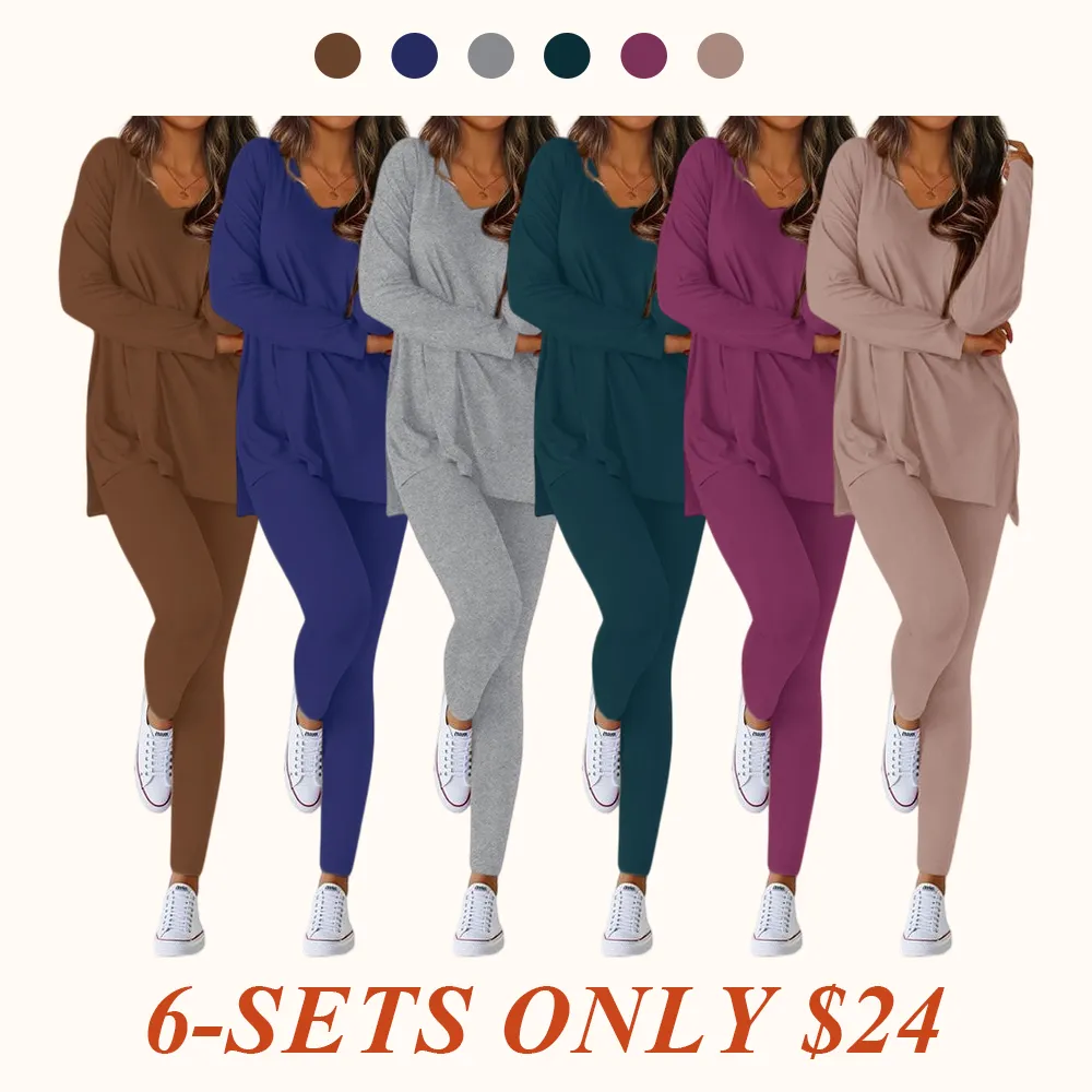 Two-Piece Sets For Women Fall Fashion 2025 Casual Lounge Matching Set