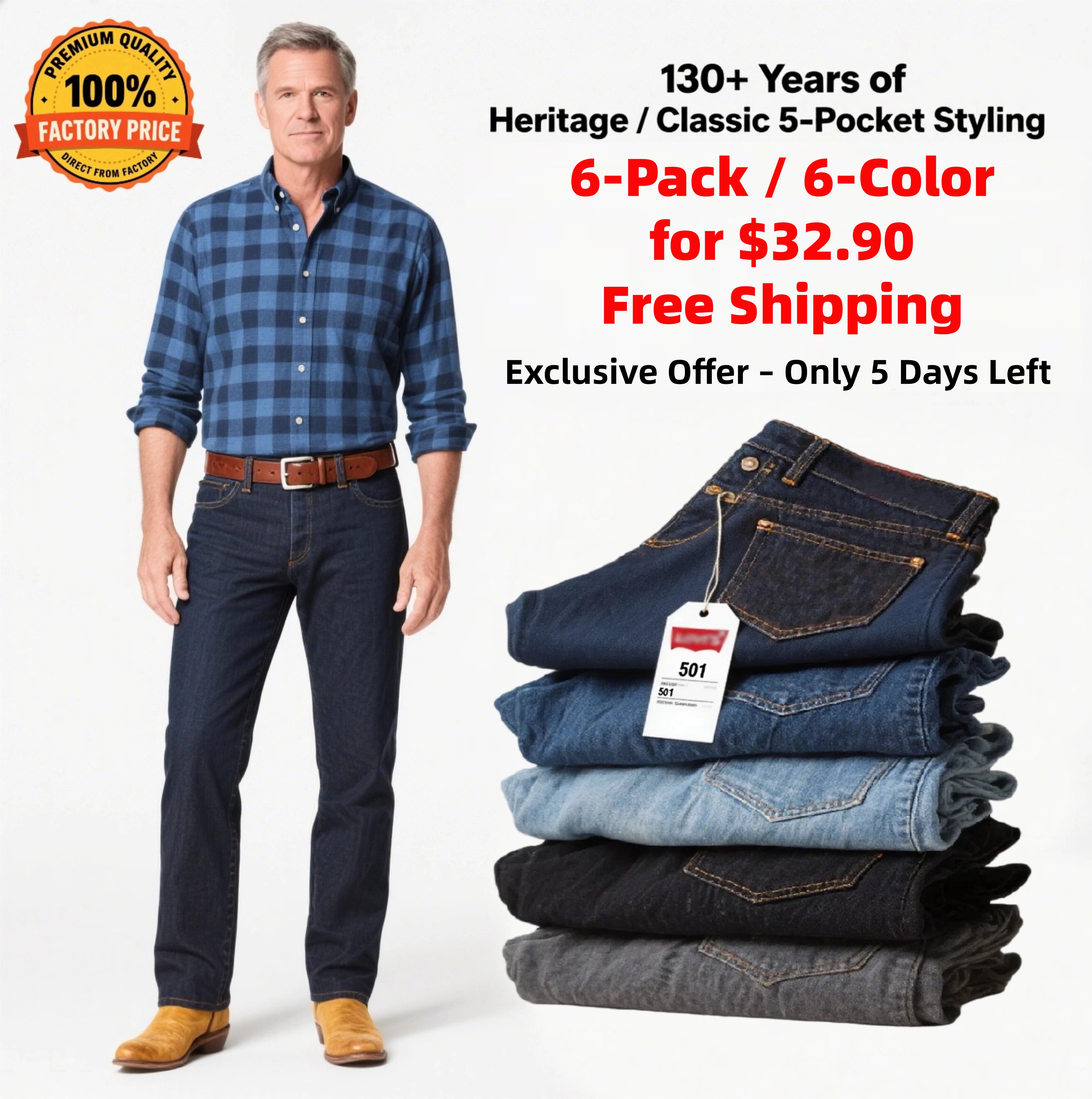 Classic 501 Jeans — Exclusive Offer