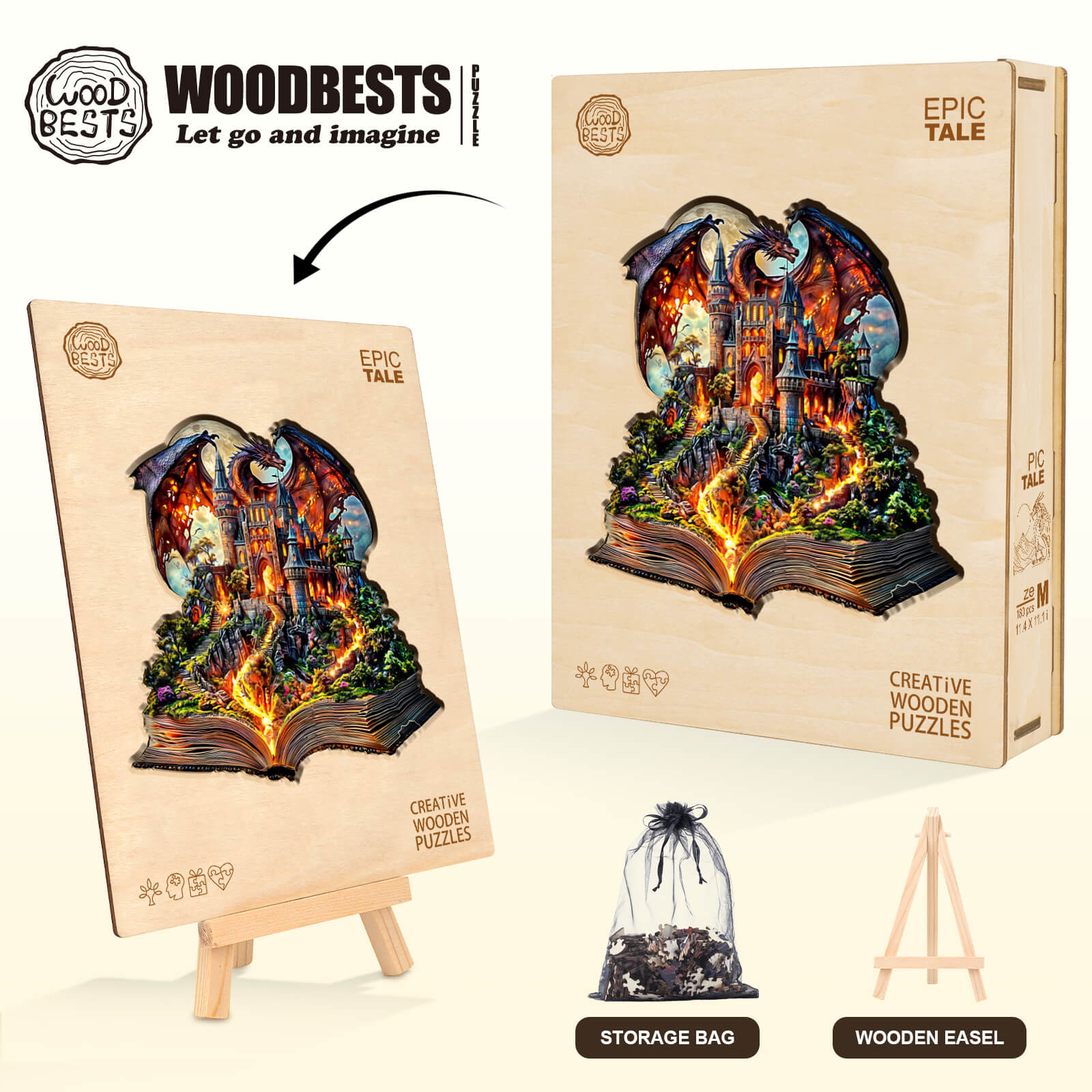 Epic Tale Wooden Jigsaw Puzzle