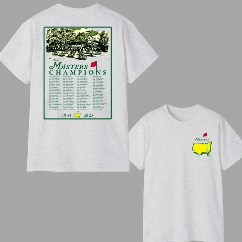 2025 Masters Tournament Augusta 91 Years Shirt, Golf Tournament T-Shirt, Masters Golf T-Shirt, The Masters Golf Cup Tee For Men
