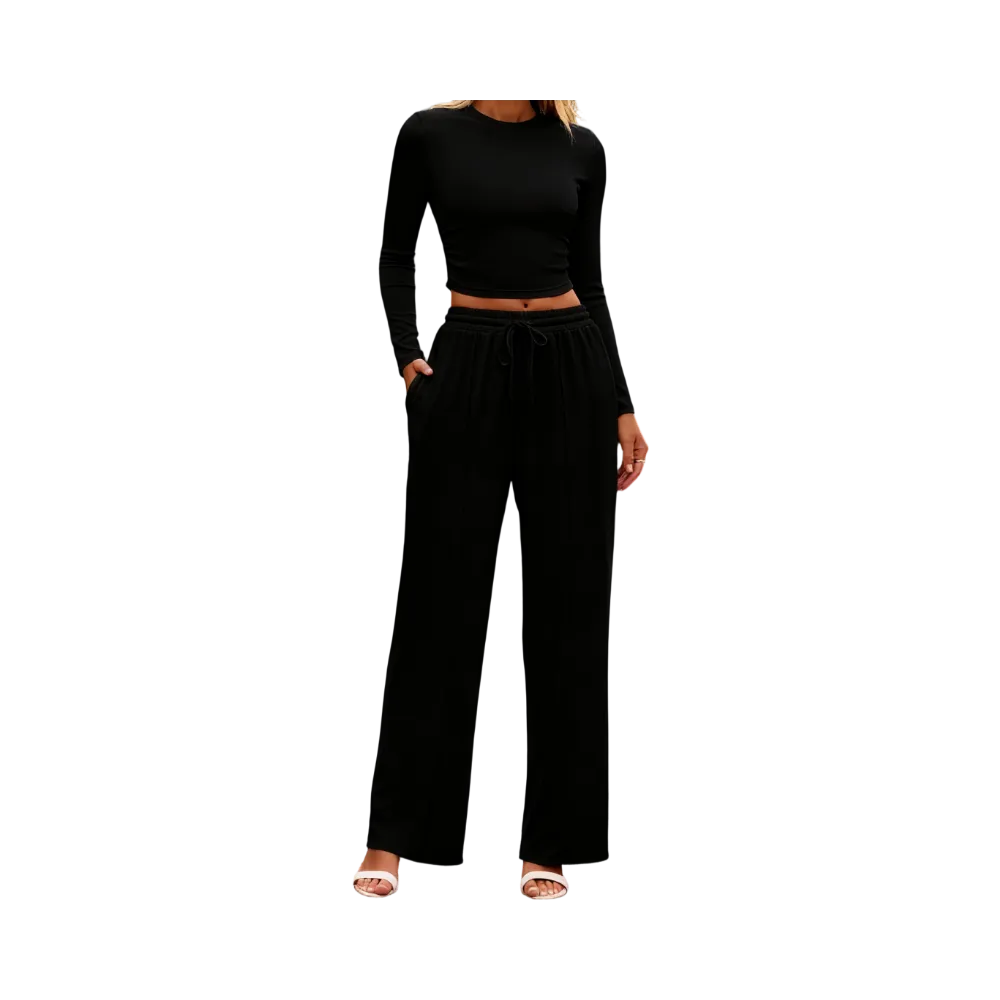 Women's 2-Piece Ribbed Knit Set