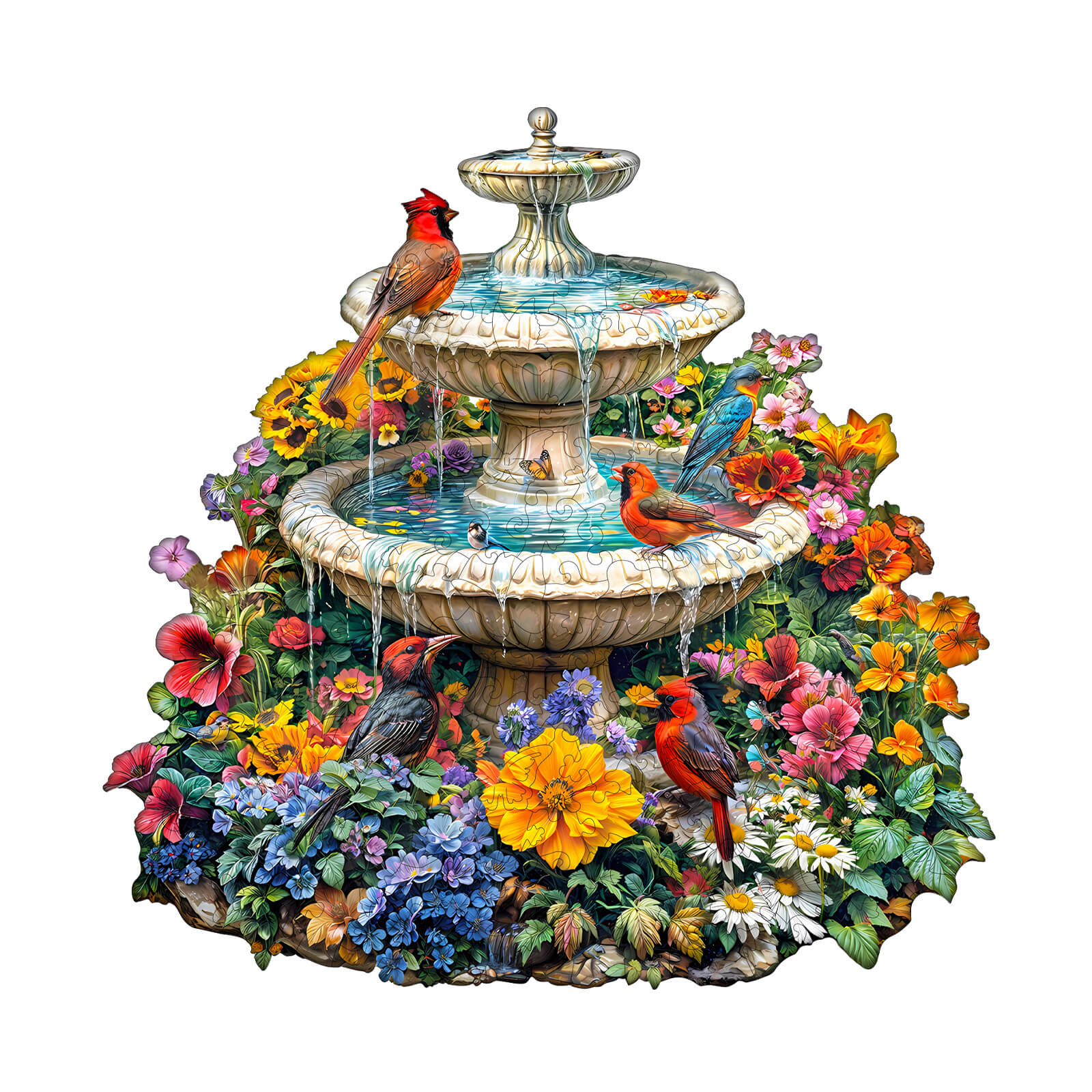 Garden Melody Wooden Jigsaw Puzzle