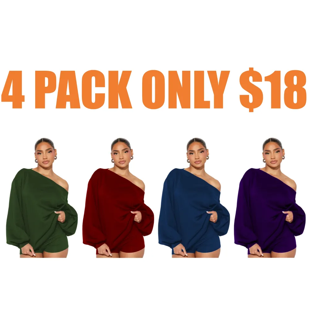 Shoulder Oversized Sweatshirt