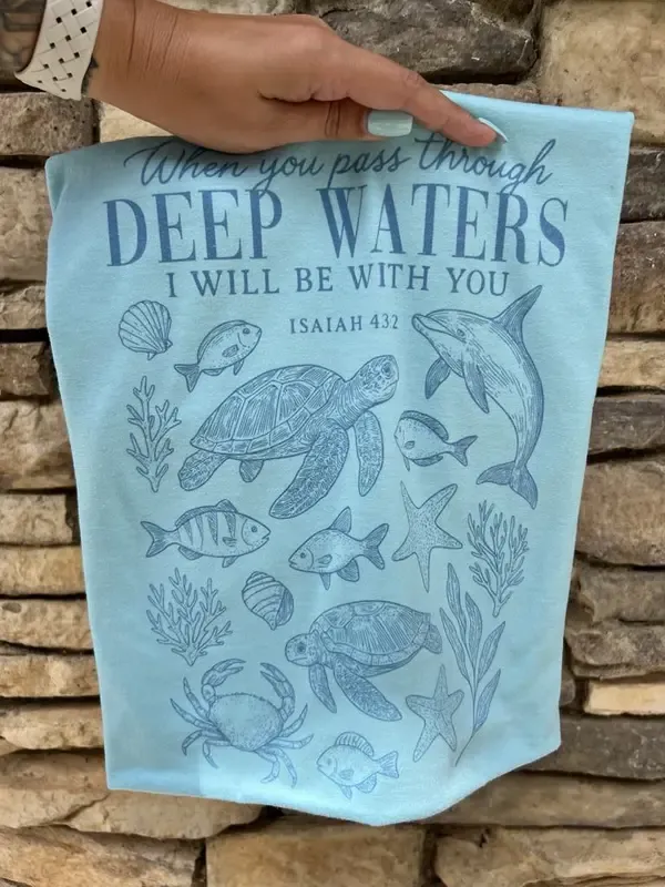 Women's loose-fit printed T-shirt