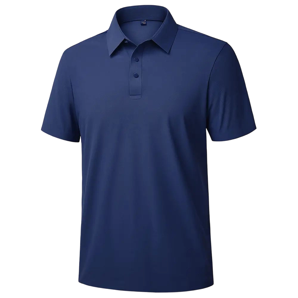 Men's Pique Polo Shirt Dry Fit Golf Shirts Short Sleeve Moisture Wicking Slightly Stretchy Casual Business Wear