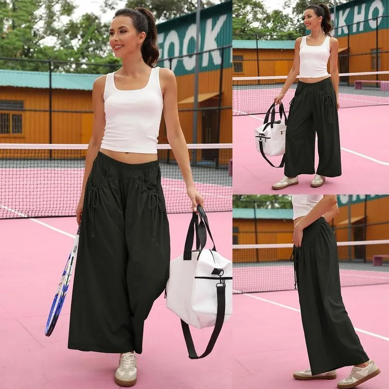 Women's Loose Wide Leg Track Pants