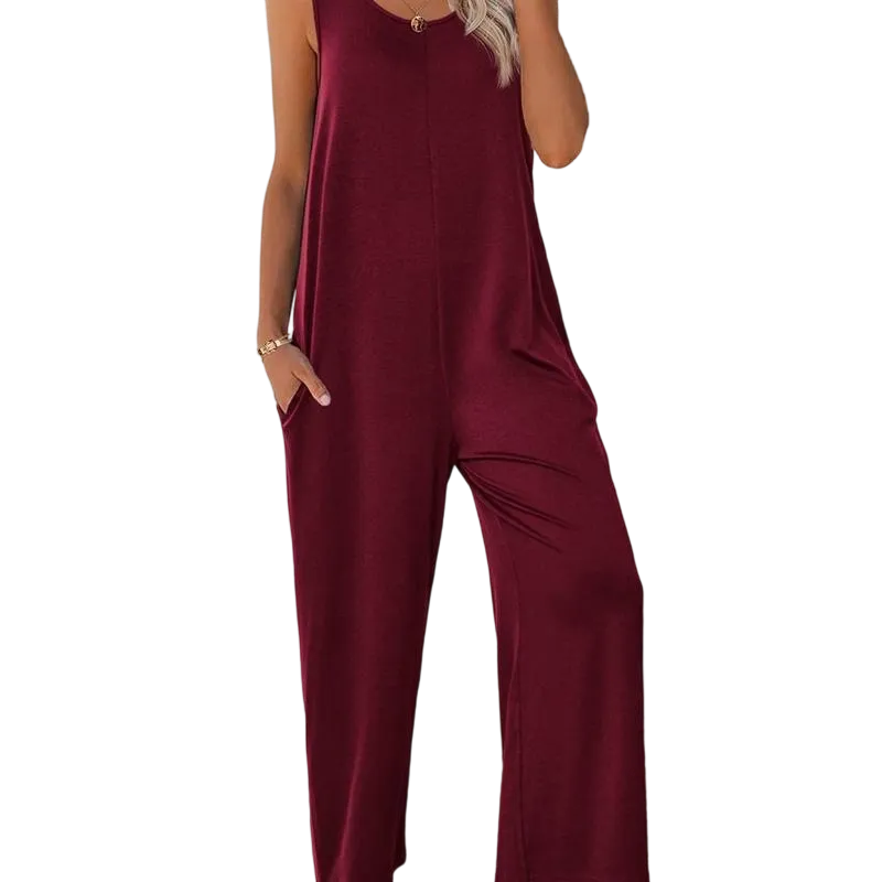 Women's sleeveless jumpsuit