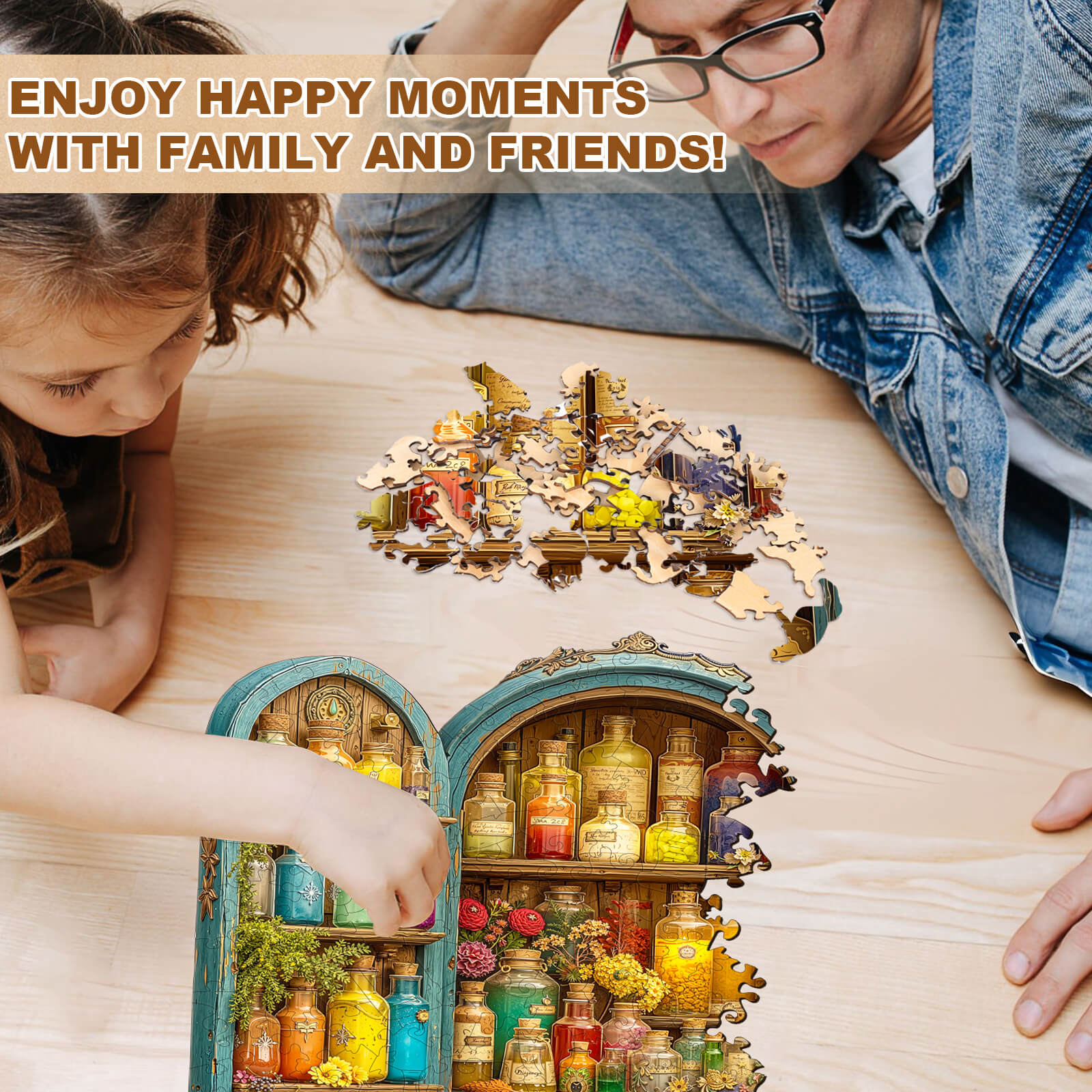 Magic Cabinet Wooden Jigsaw Puzzle