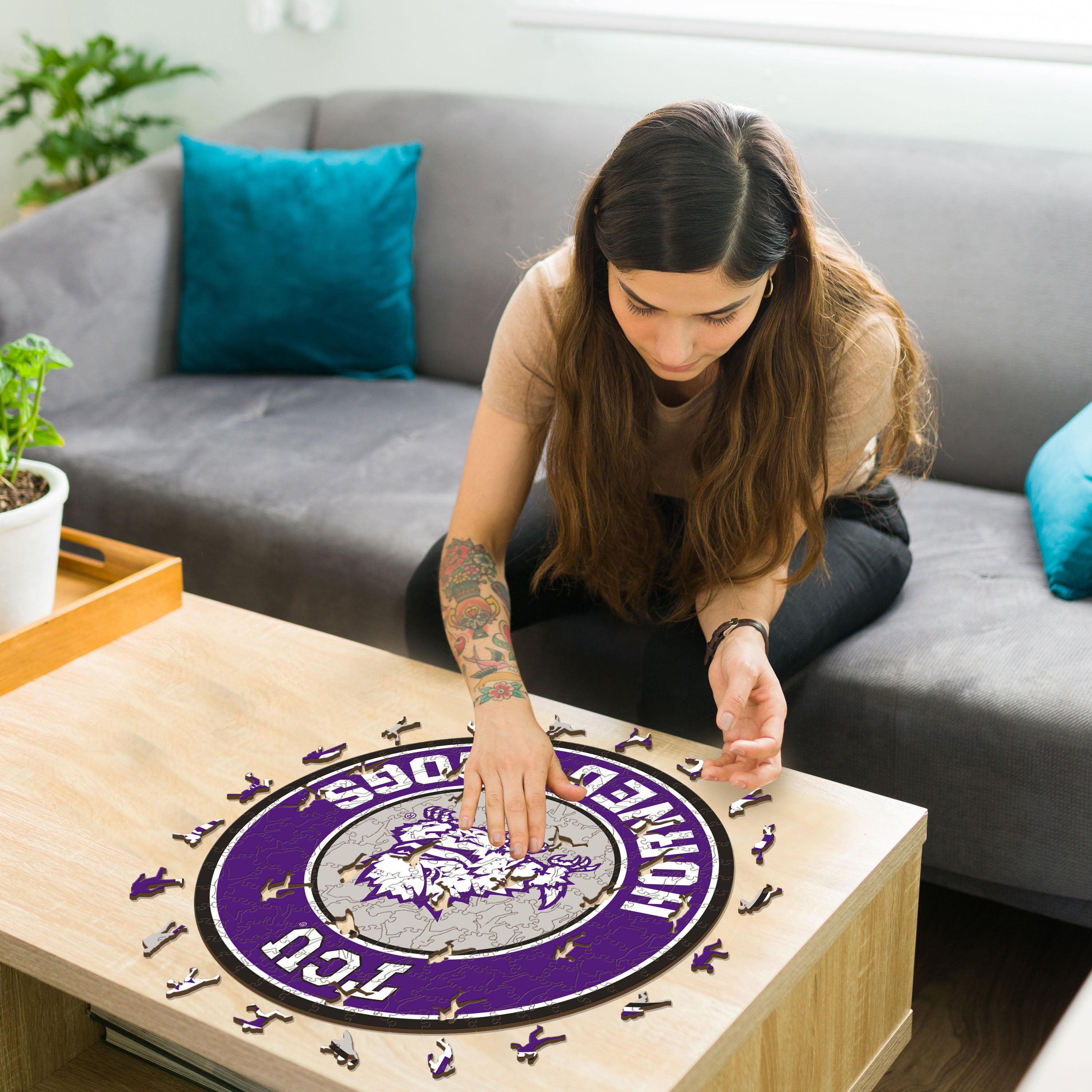Texas Christian University - Wooden Puzzle