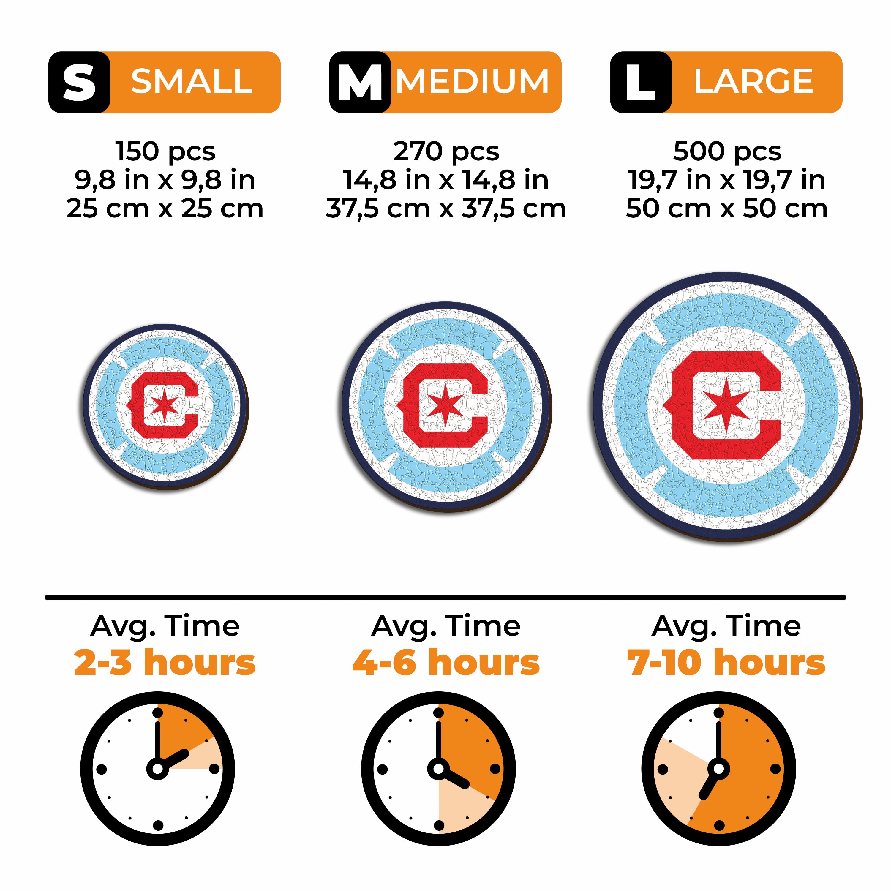 Chicago Fire® Logo - Wooden Puzzle