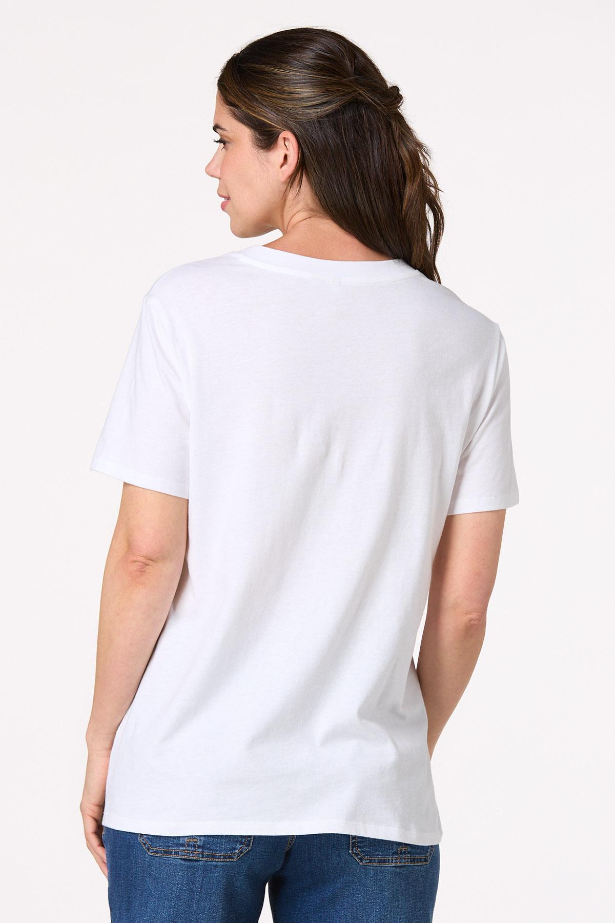 Sunshine Pearl Stud Tee