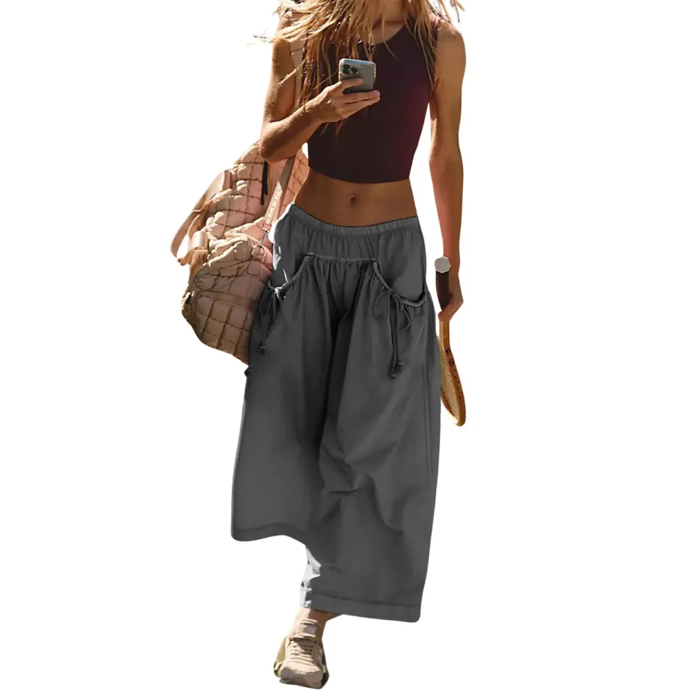Women's Loose-Fit Wide-Leg Sweatpants