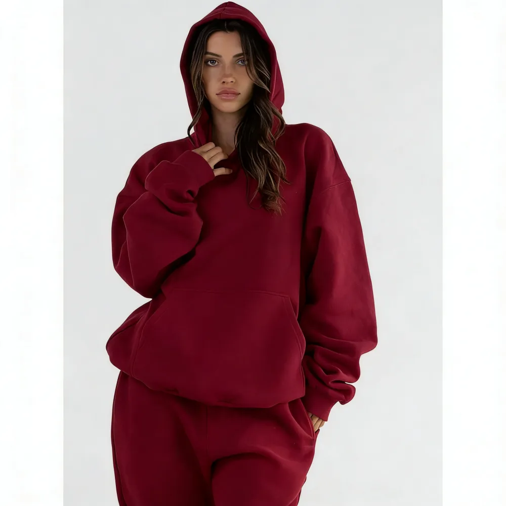 Women's Oversized Hoodie & Jogger Two-Piece Set