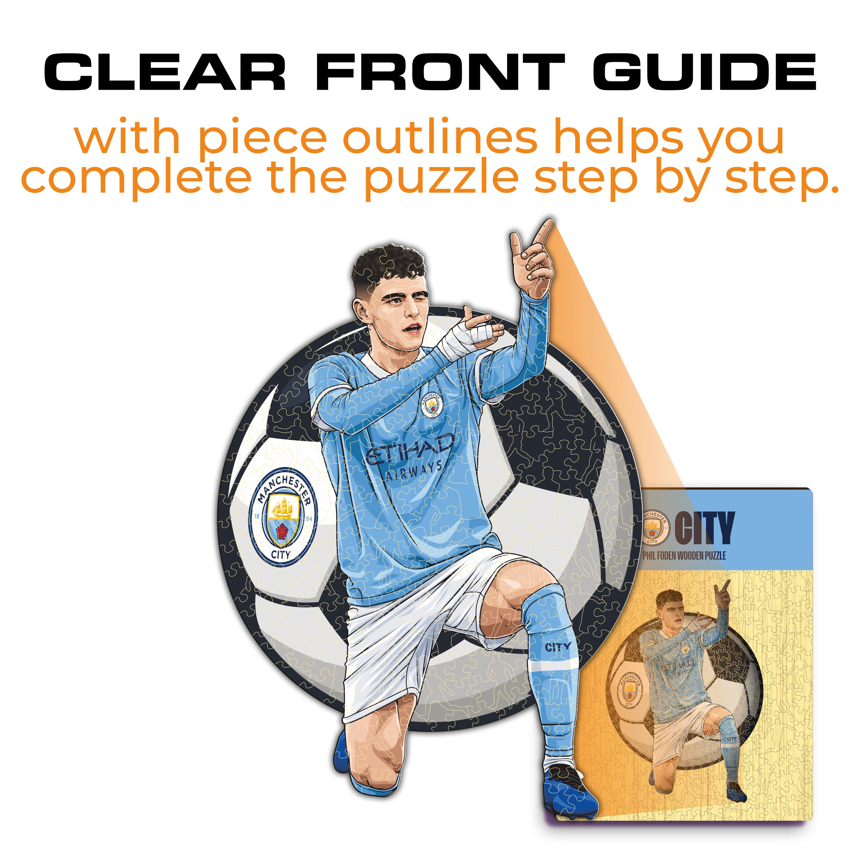 Phil Foden - Wooden Puzzle