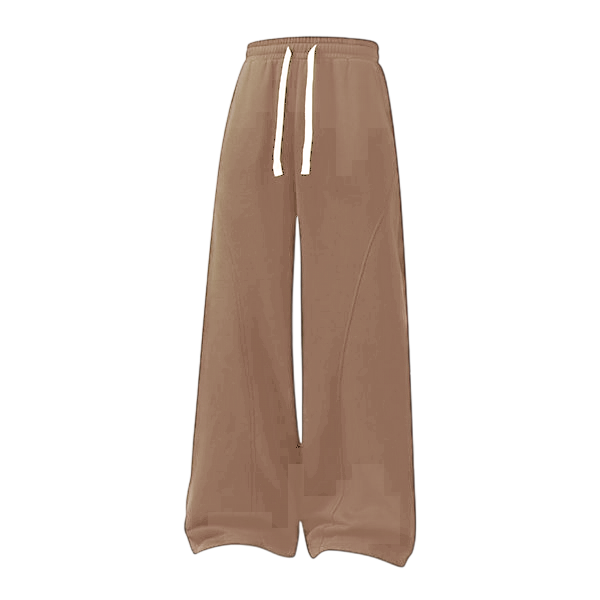 Men's Fleece Thermal Lined Sweatpants  Oversize Drawstring