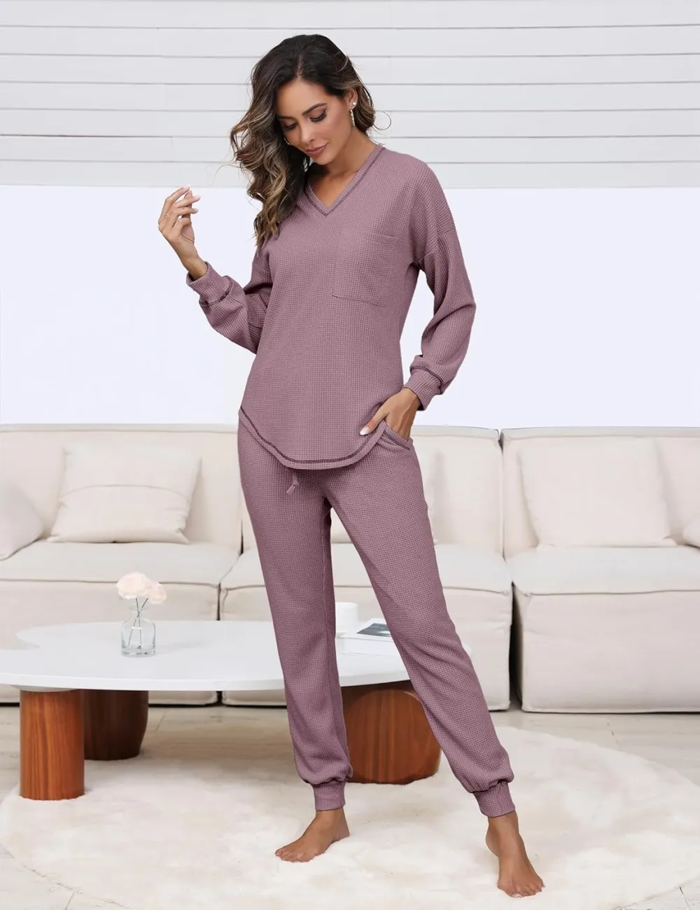 Womens Two Piece Outfits Lounge Sets