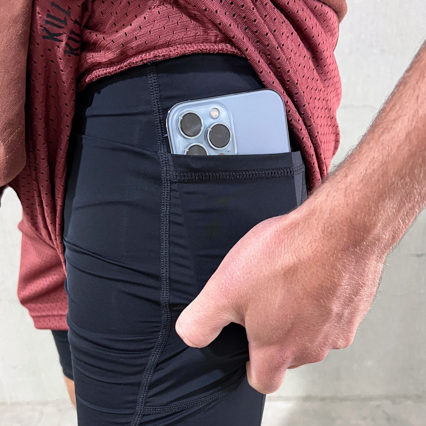 TRAINING SHORT WITH LINER - OLIVE