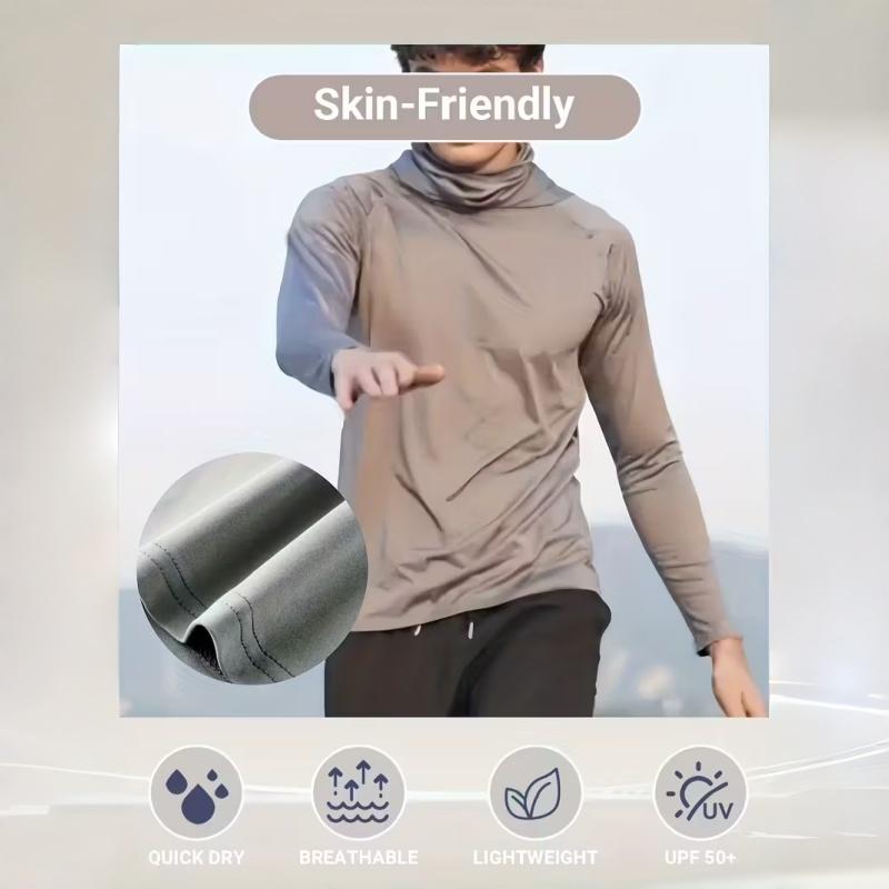 📌📌6-Piece Men's Casual Hoodie Pullovers UPF Sun Protection Soft Breathable