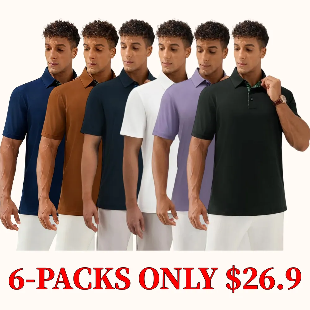 Men's Polo Shirt – Soft and breathable cotton blend fabric