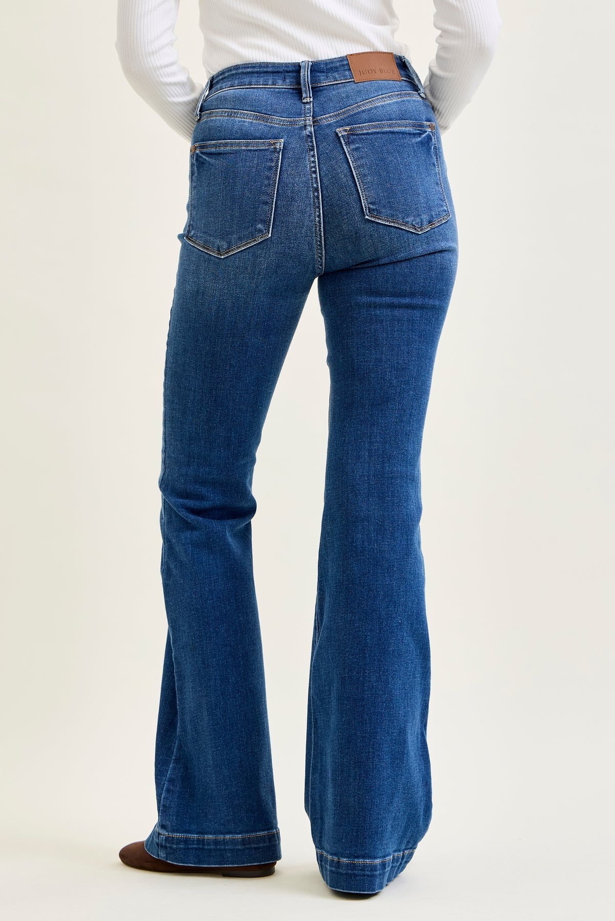 Penny Wide Hem Flare Jeans