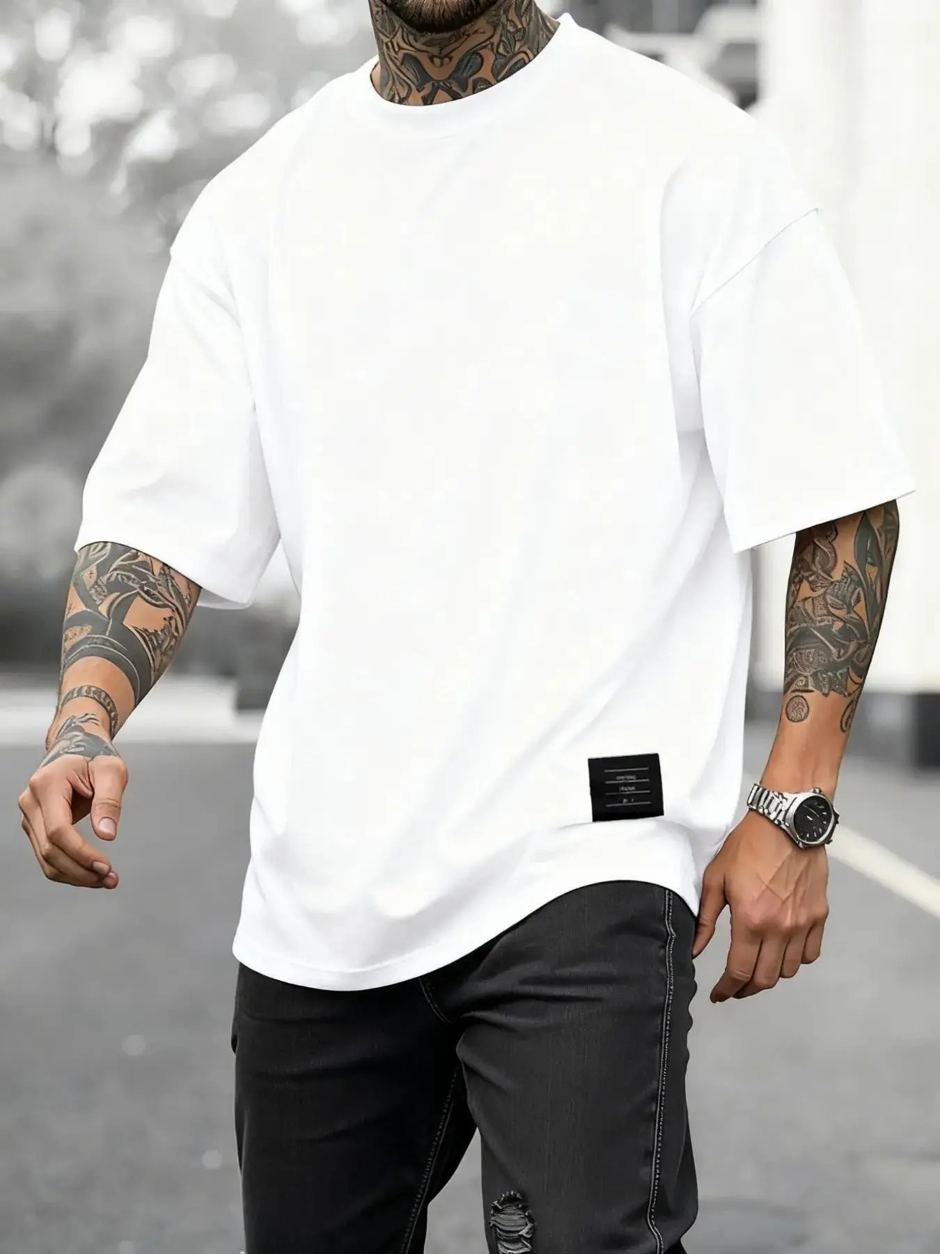 Men’s Ultra-Comfort Daily Essential Oversized Tee