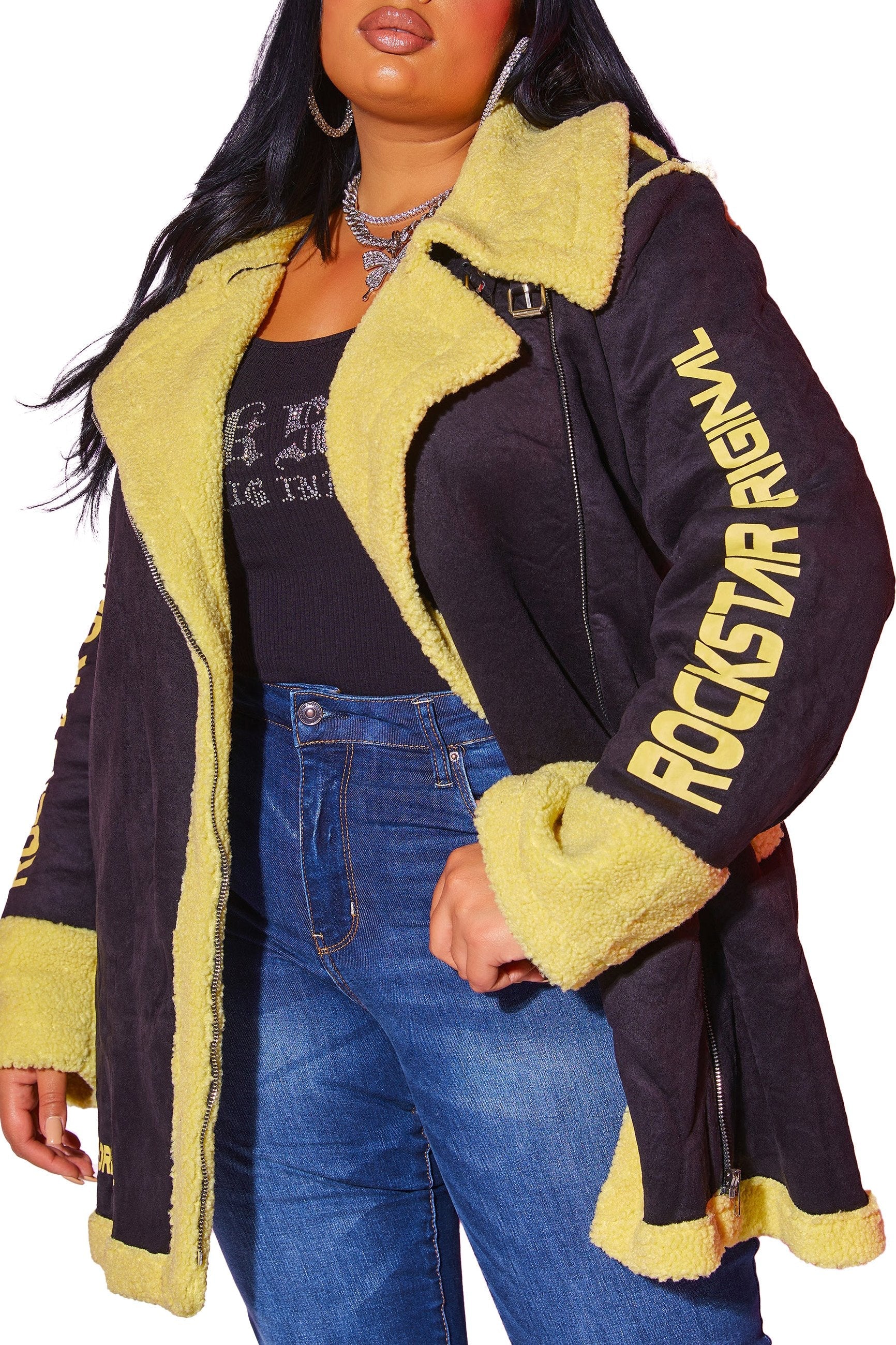 Charlotte Jacket - Black/Yellow