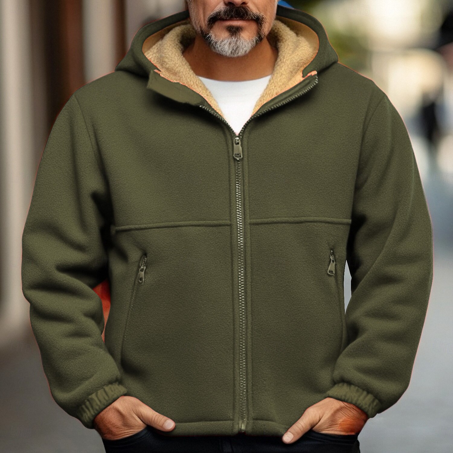 Men's UltraWarm Double Fleece Hooded Jacket