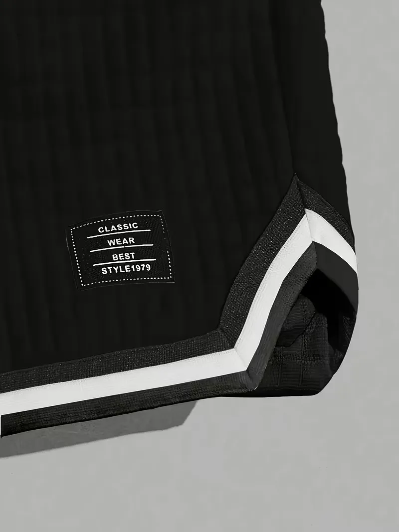 Men's Waffle Knit Shorts - Elastic Drawstring Waist Casual Summer Shorts with Stretch