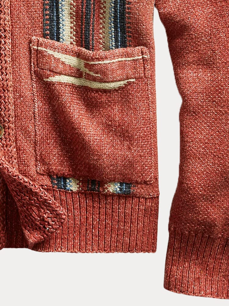 Vintage Graphic Sweater Coat