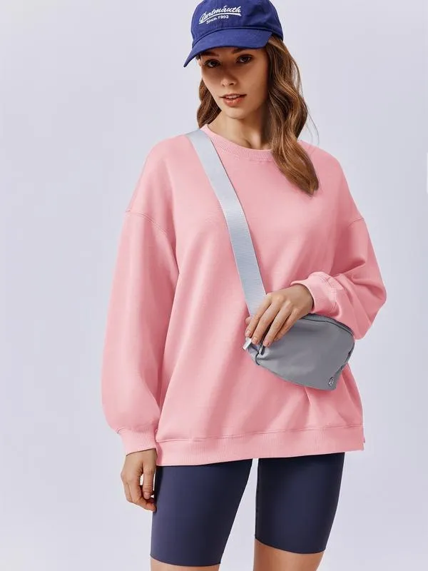 Women's Oversized Sweatshirt 2025 Spring Outfit Long Sleeve