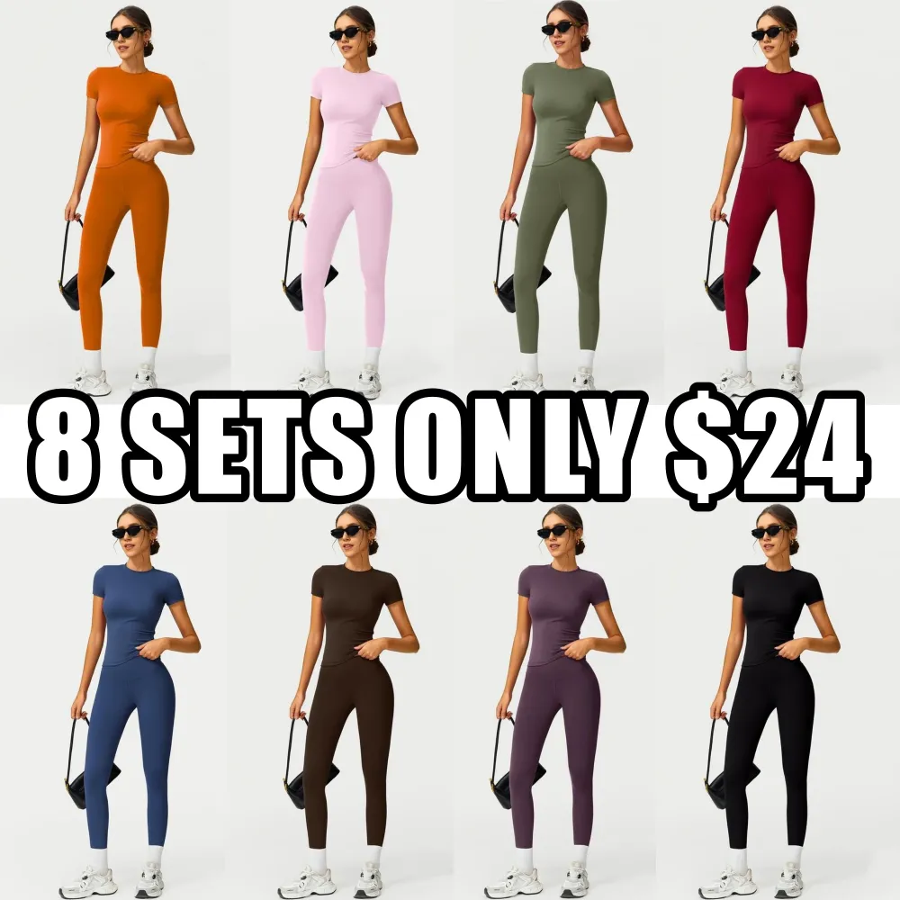 Women Quick Dry Yoga Set Workout Sportswear