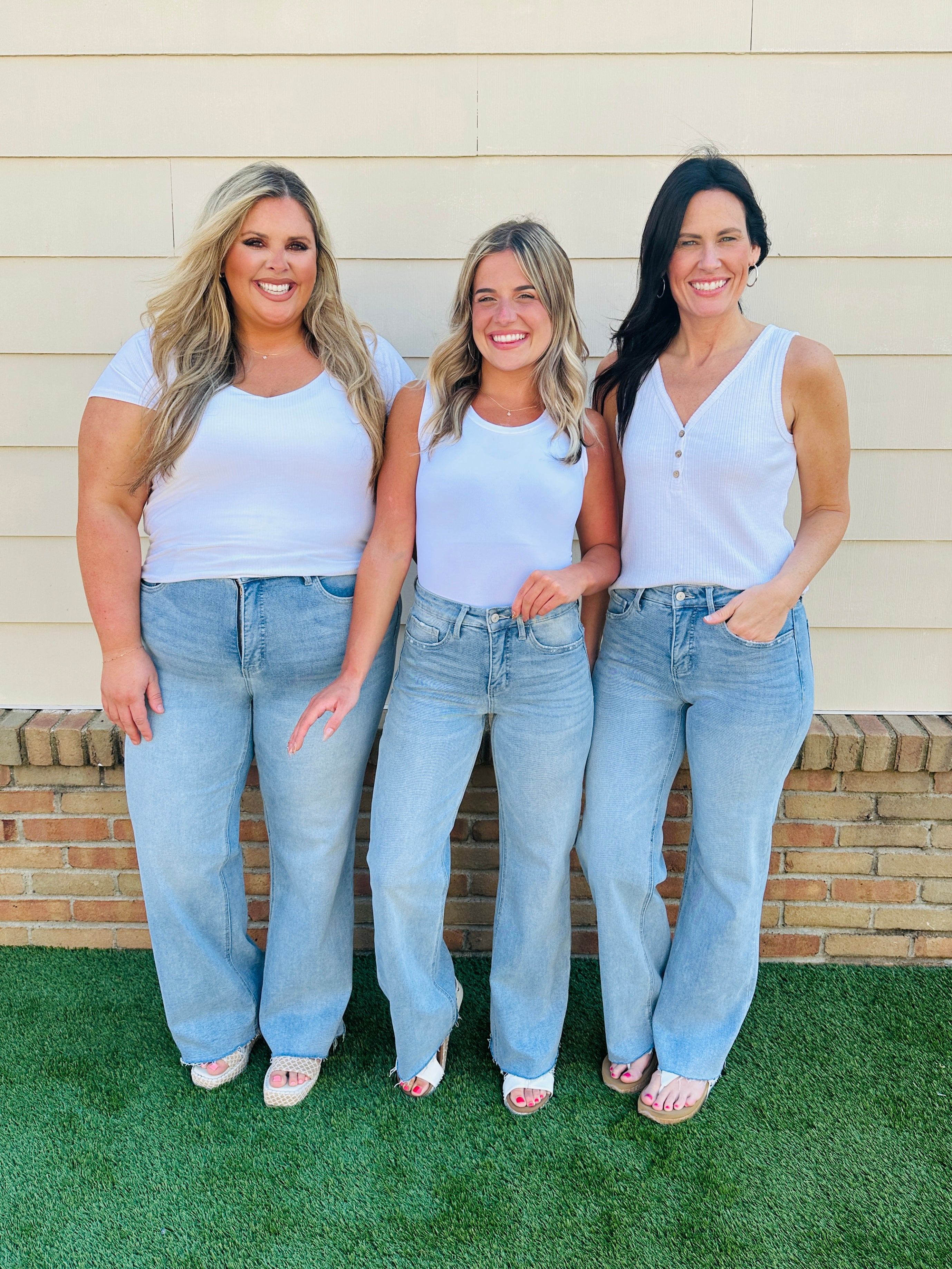 Wear Everywhere Wide Leg Tummy Control Jeans