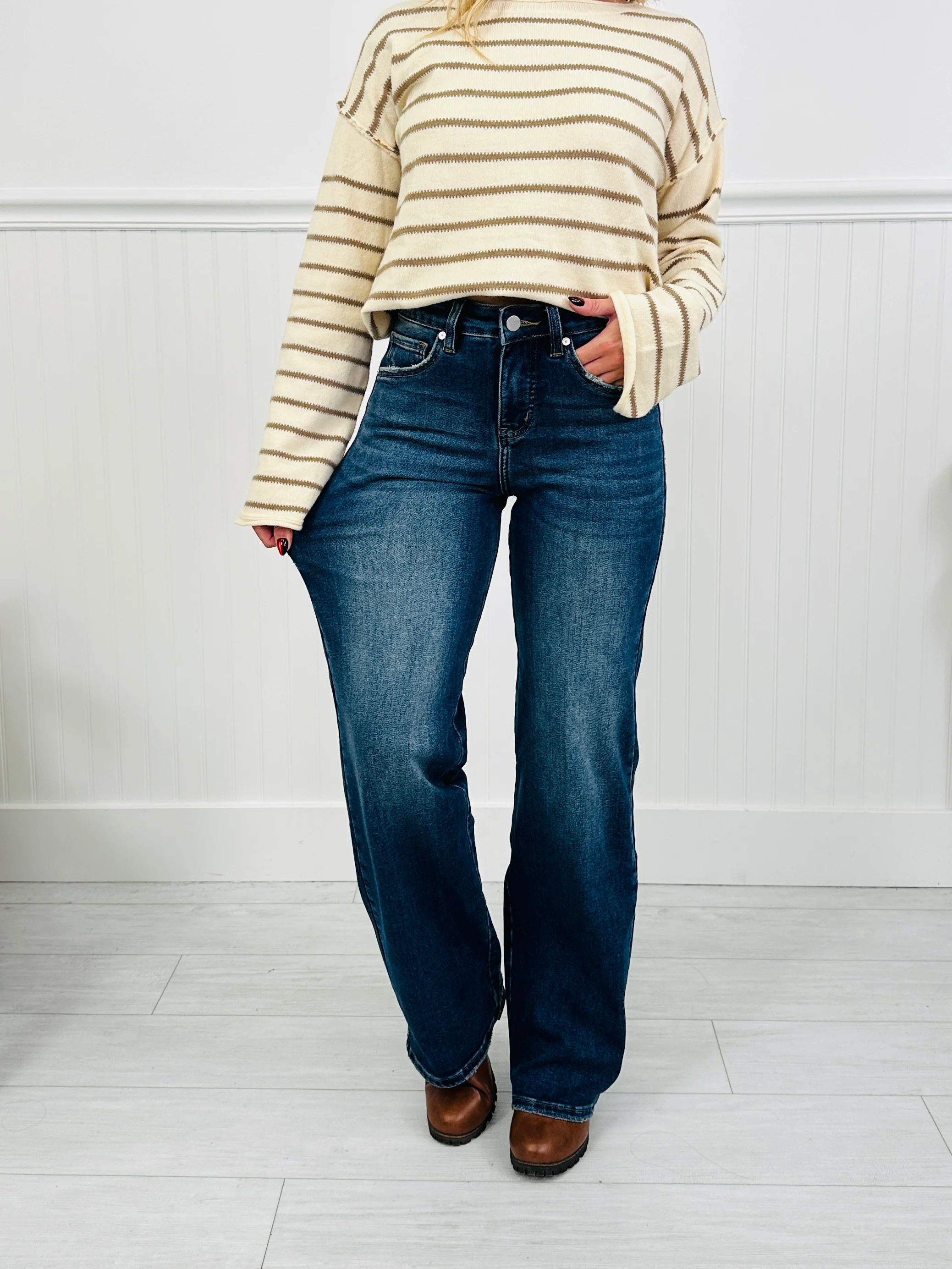 All About You Straight Leg Tummy Control Jeans in Three Inseams