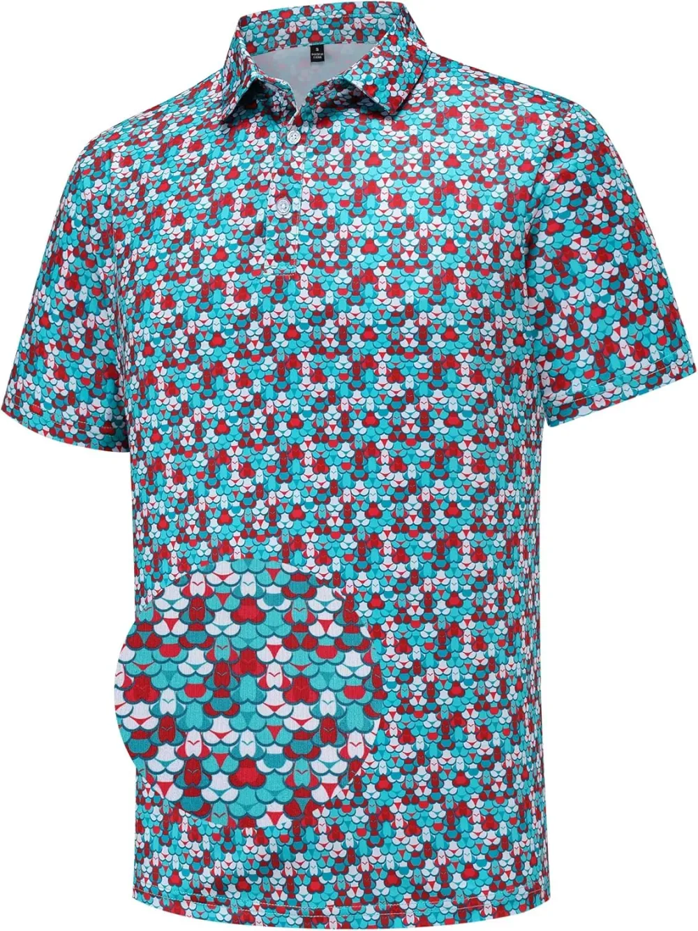 🔥Last Day 49% OFF Mens Golf Polo Shirts Short Sleeve Moisture Wicking Dry Fit Performance Casual Funny Golf Polo Shirts for Men