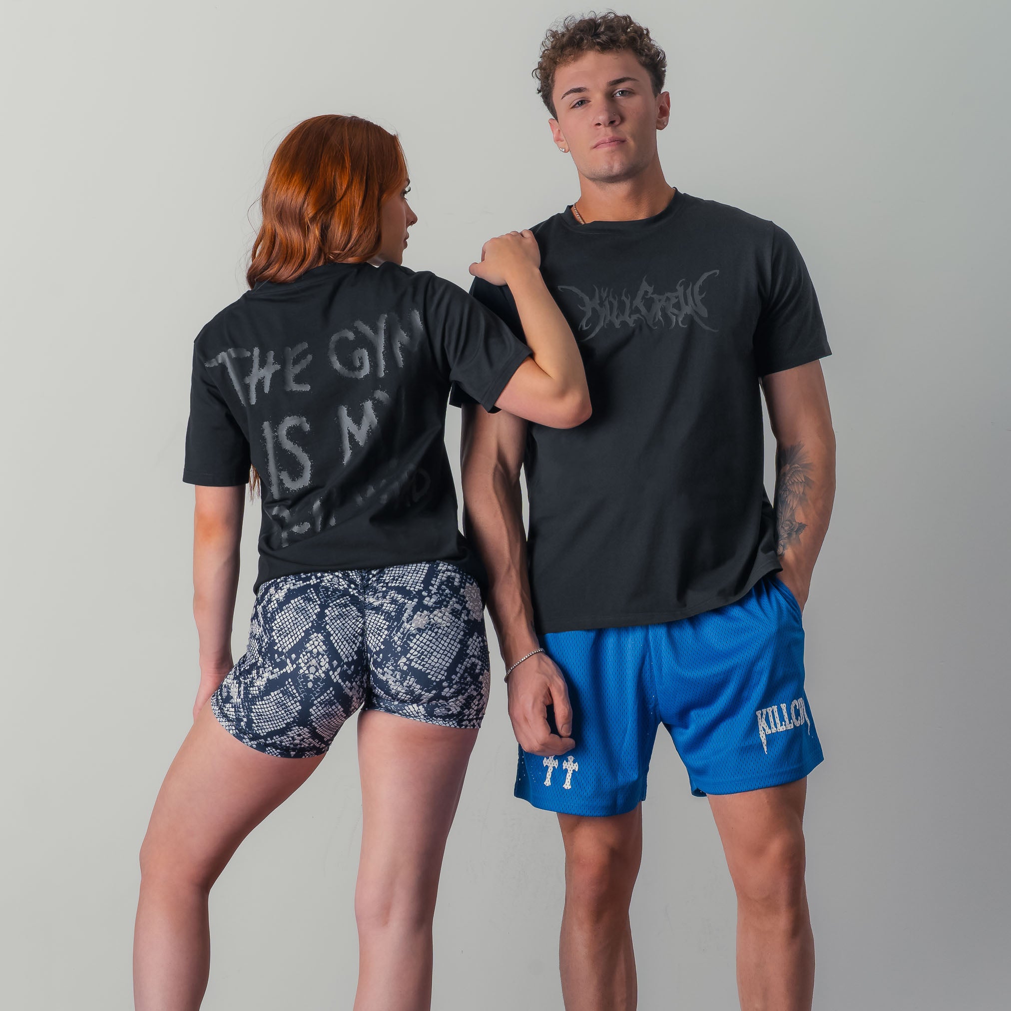 THE GYM IS MY PSYCH WARD T-SHIRT - BLACKOUT