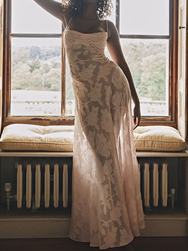 Flower Printed Sleeveless Spaghetti Neck Vacation Maxi Dresses