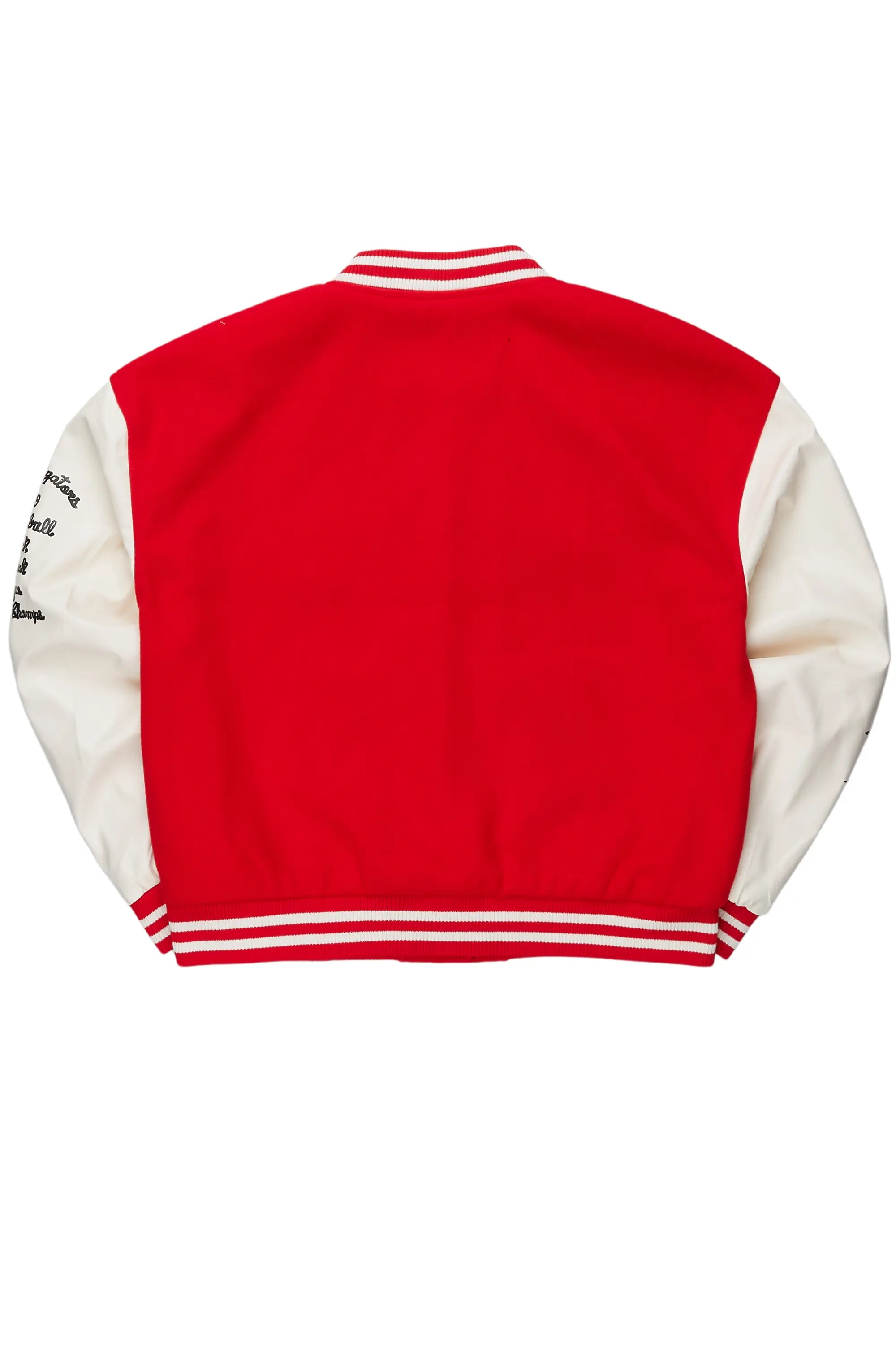 Cori Red Varsity Jacket