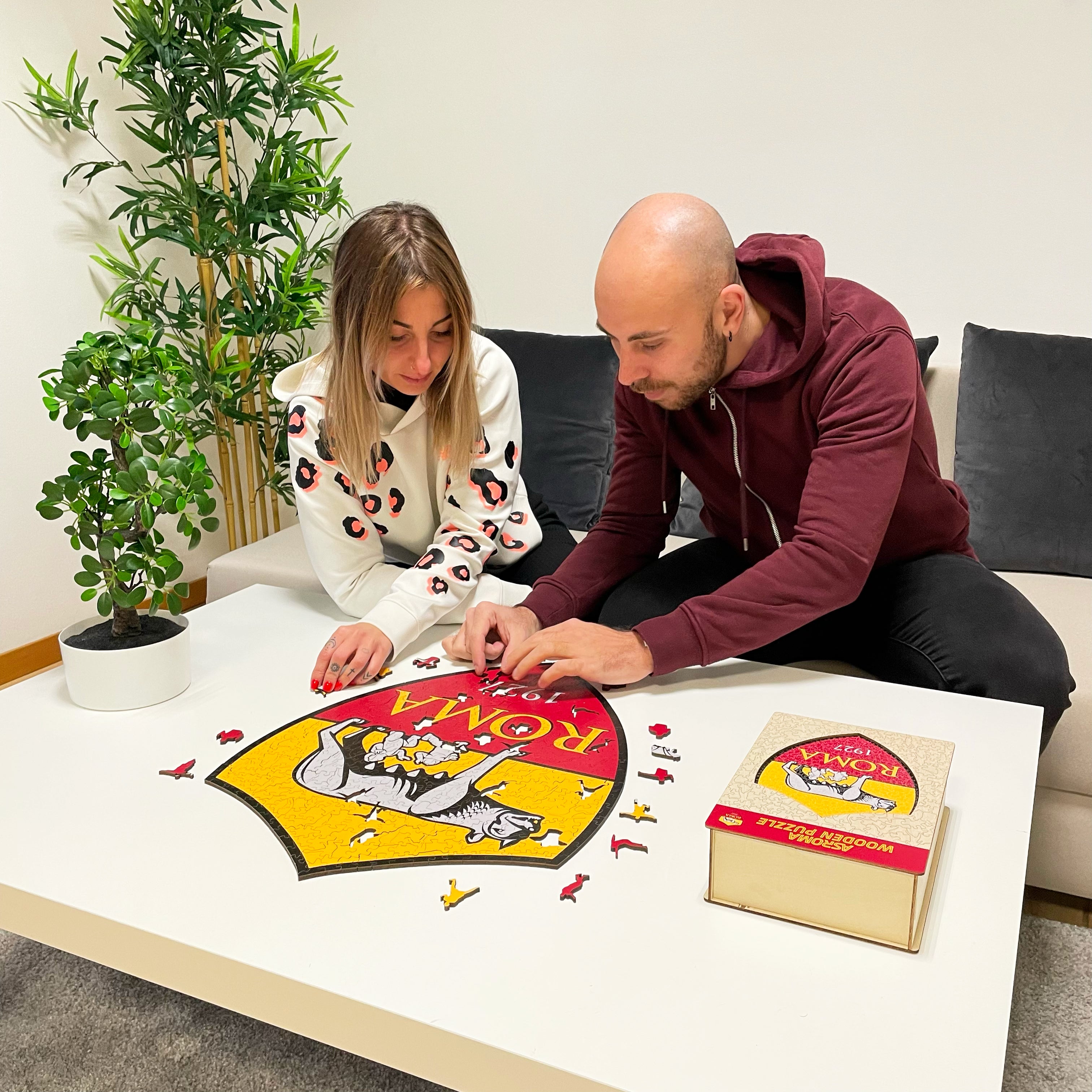 AS Roma® Logo - Wooden Puzzle