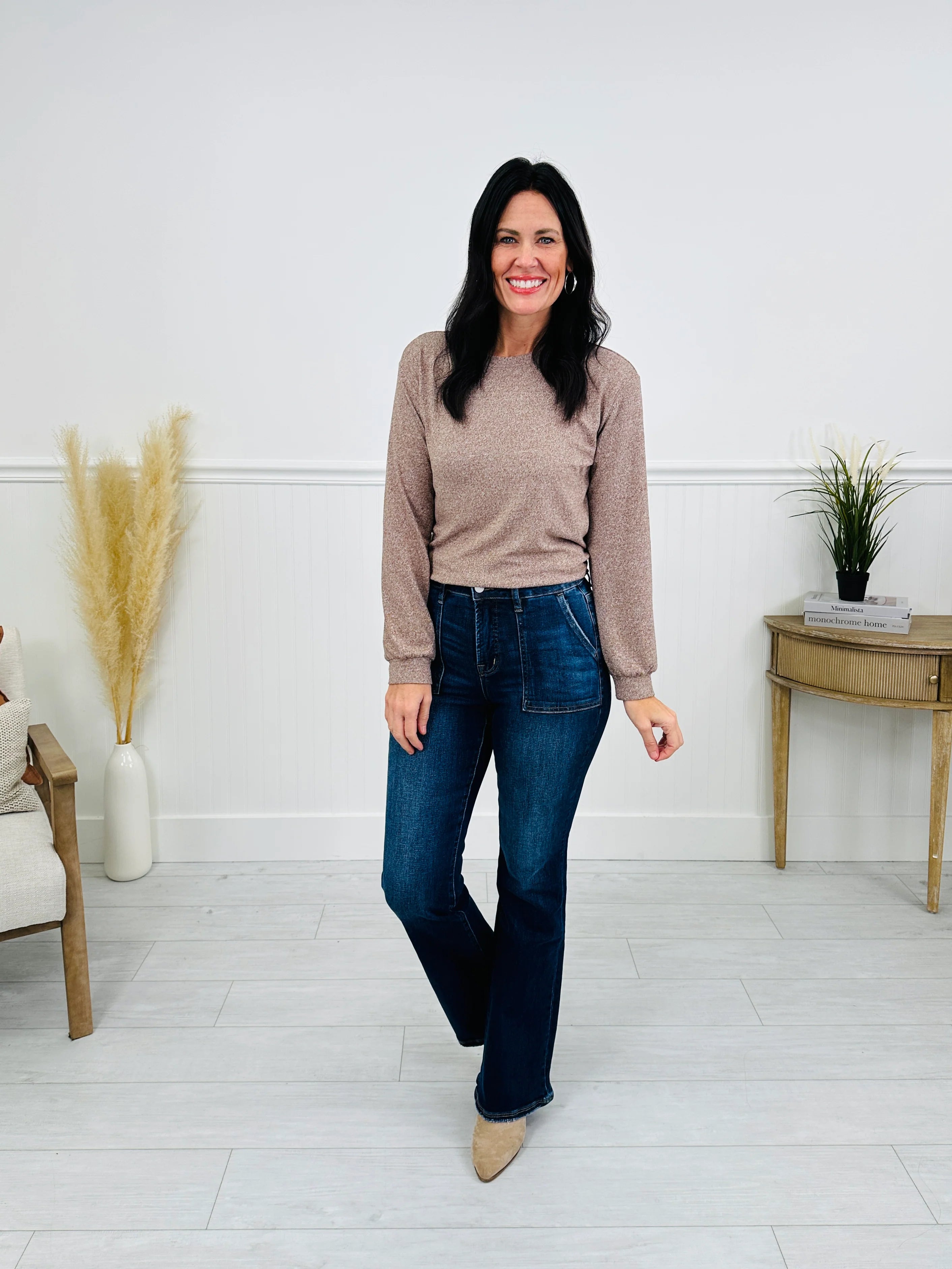 Pocket Goals Tummy Control Bootcut Jeans