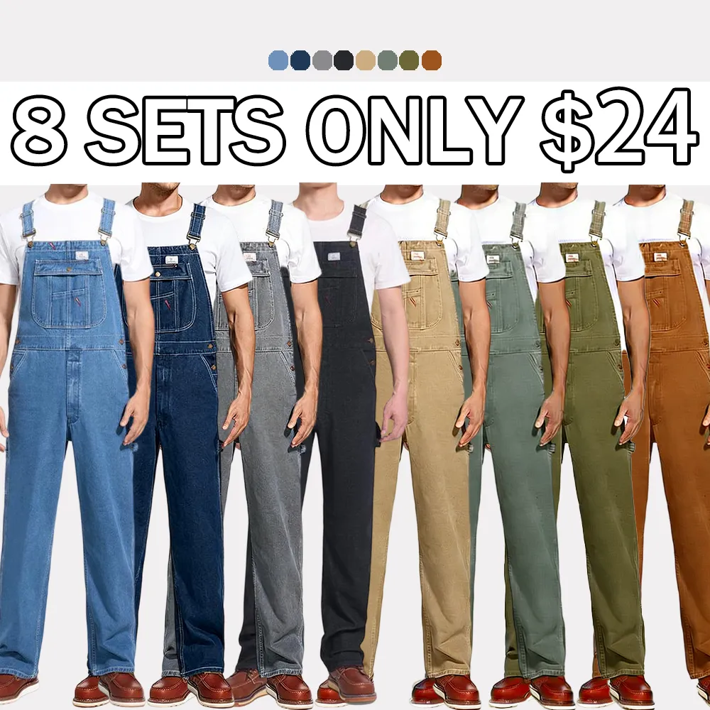 Mens Work Denim Bib Overalls