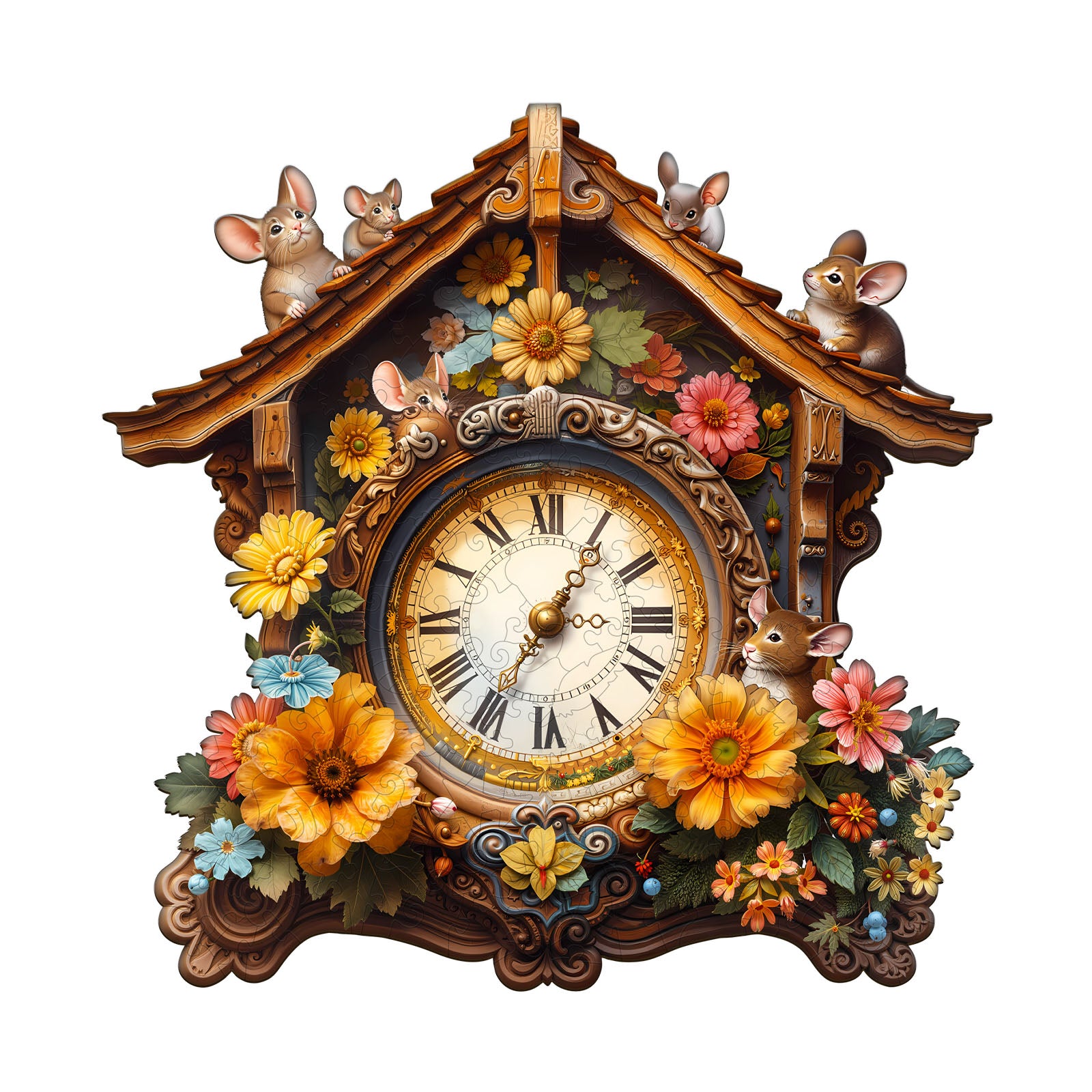 Nature’s Clockwork Wooden Jigsaw Puzzle