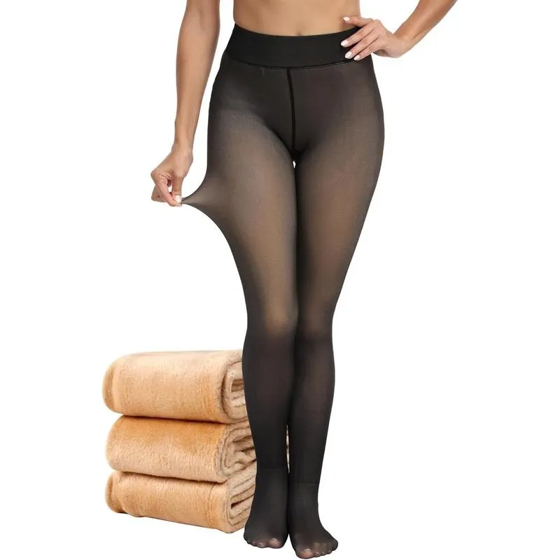 Women’s Sheer Fleece-Lined Tights