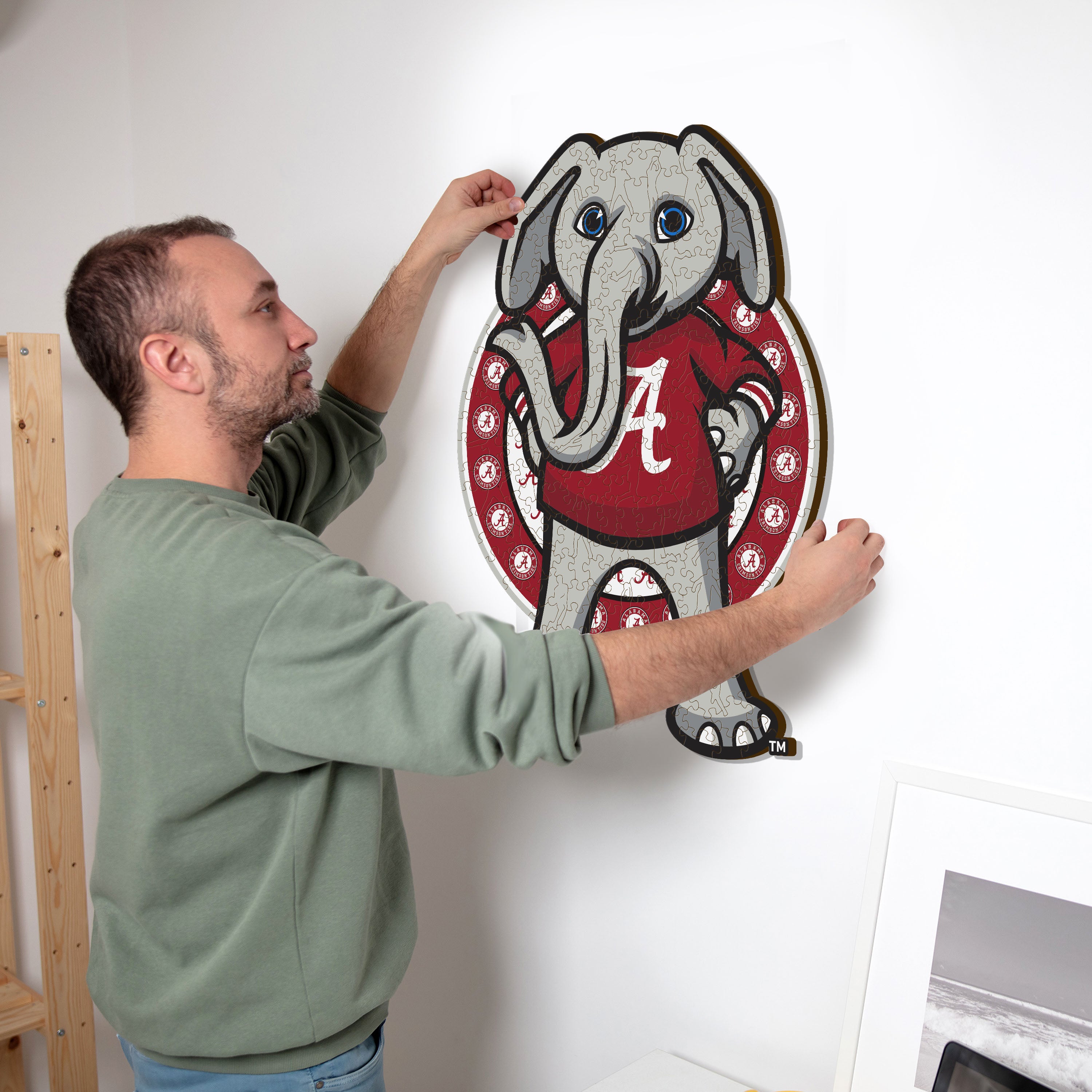 University of Alabama Mascot - Wooden Puzzle