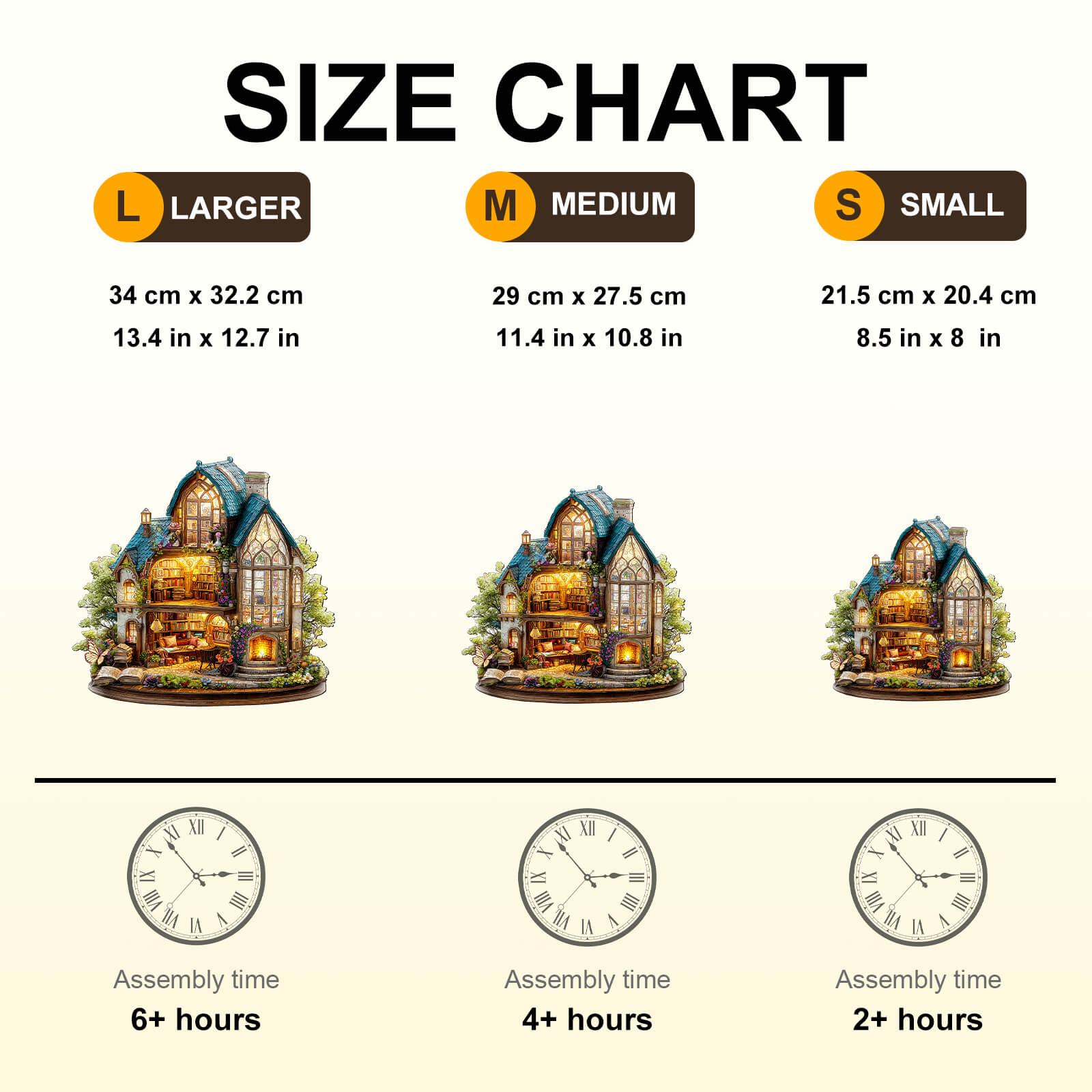 Fireside Library Wooden Jigsaw Puzzle